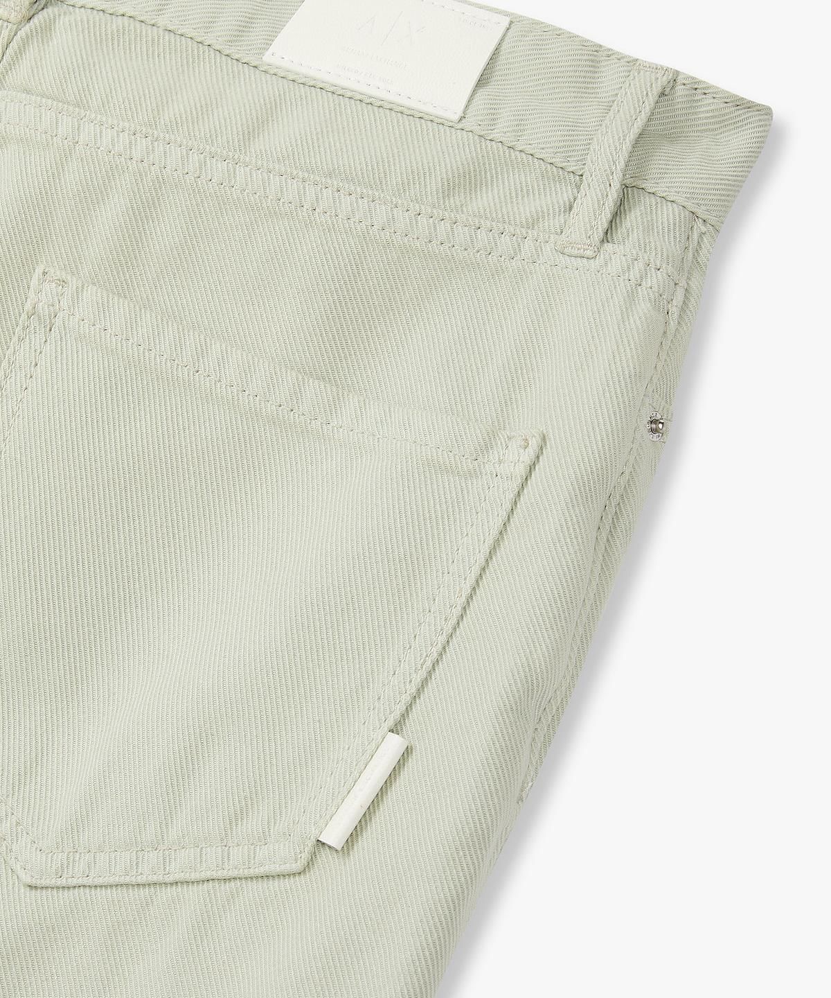 아르마니 익스체인지(ARMANI EXCHANGE) 여성 보이프렌드 크롭트 미드라이즈 진 _라이트 그린_A426140501