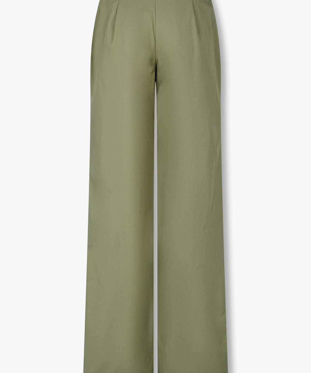 아르마니 익스체인지(ARMANI EXCHANGE) 여성 메탈 스냅 클로저 치노 팬츠 _올리브_A426141509