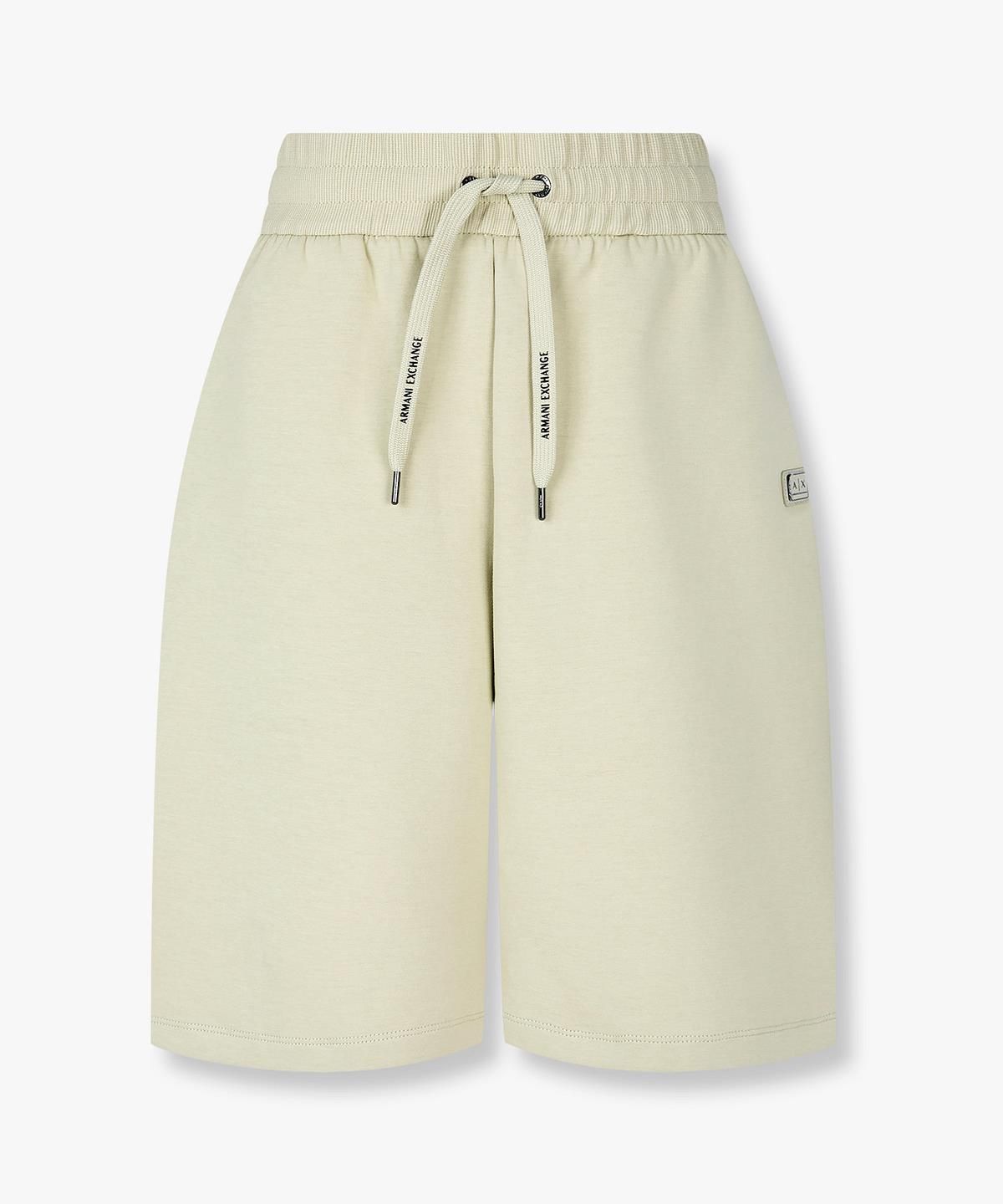 아르마니 익스체인지(ARMANI EXCHANGE) 여성 스트레치 버뮤다 스웨트팬츠 _베이지_A426141511