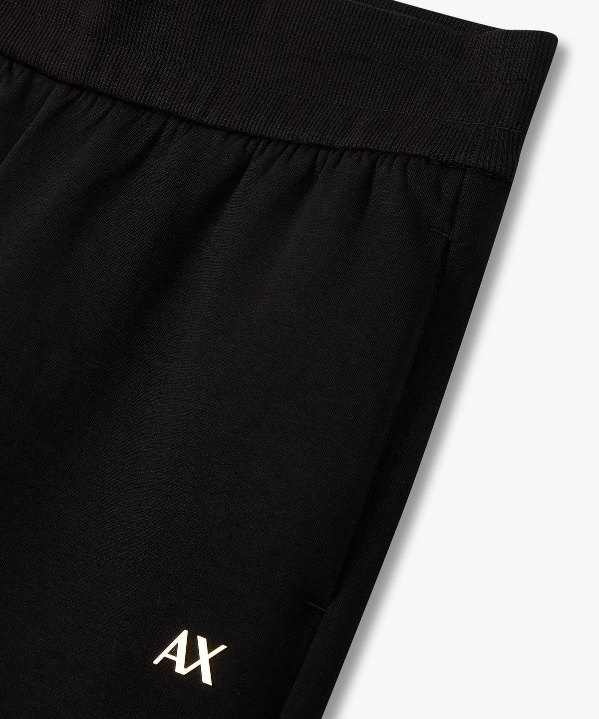 아르마니 익스체인지(ARMANI EXCHANGE) 여성 스트레치 코튼 트랙 팬츠 _블랙_A426141502