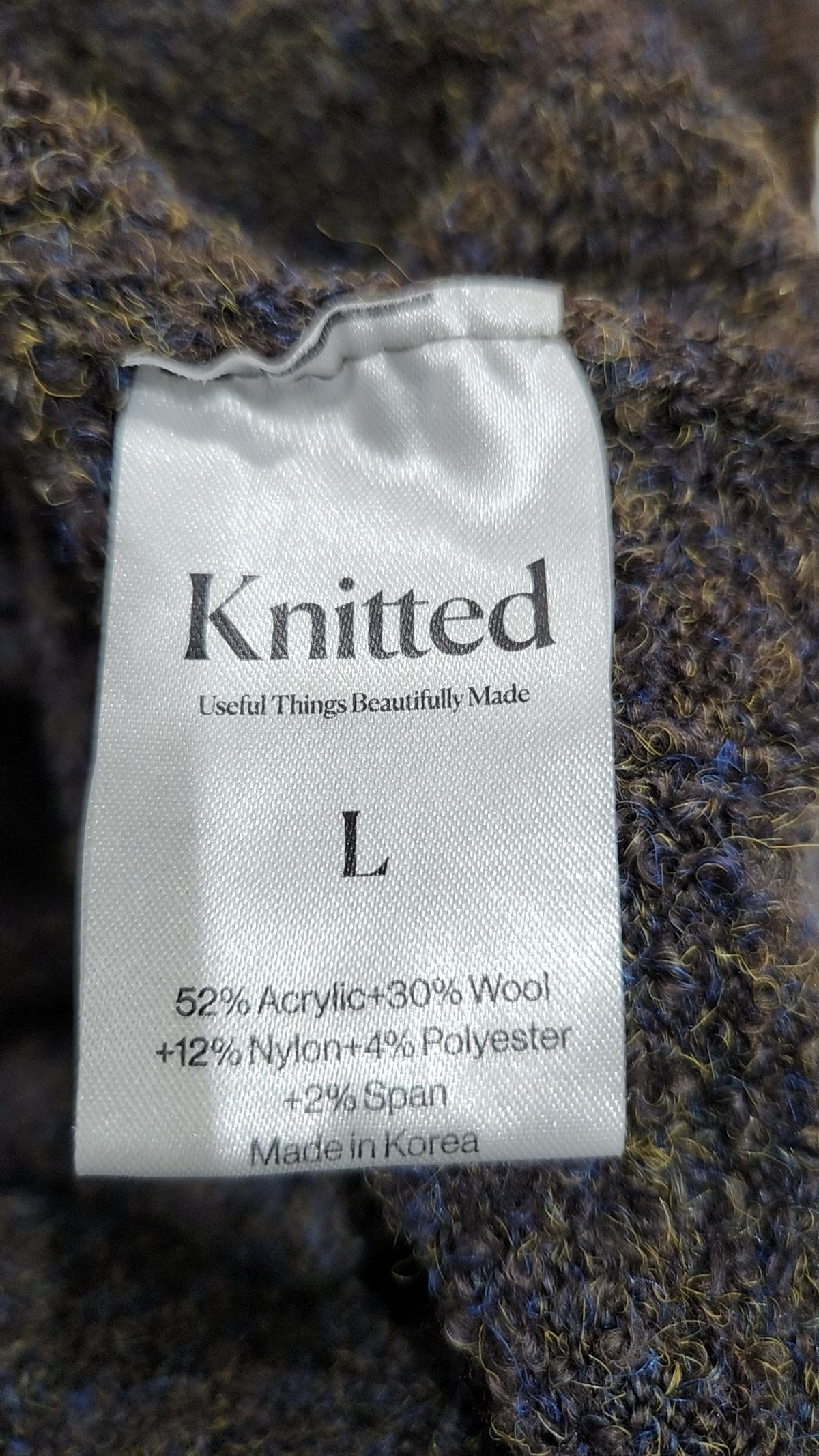 니티드(KNITTED) 니트/스웨터 L