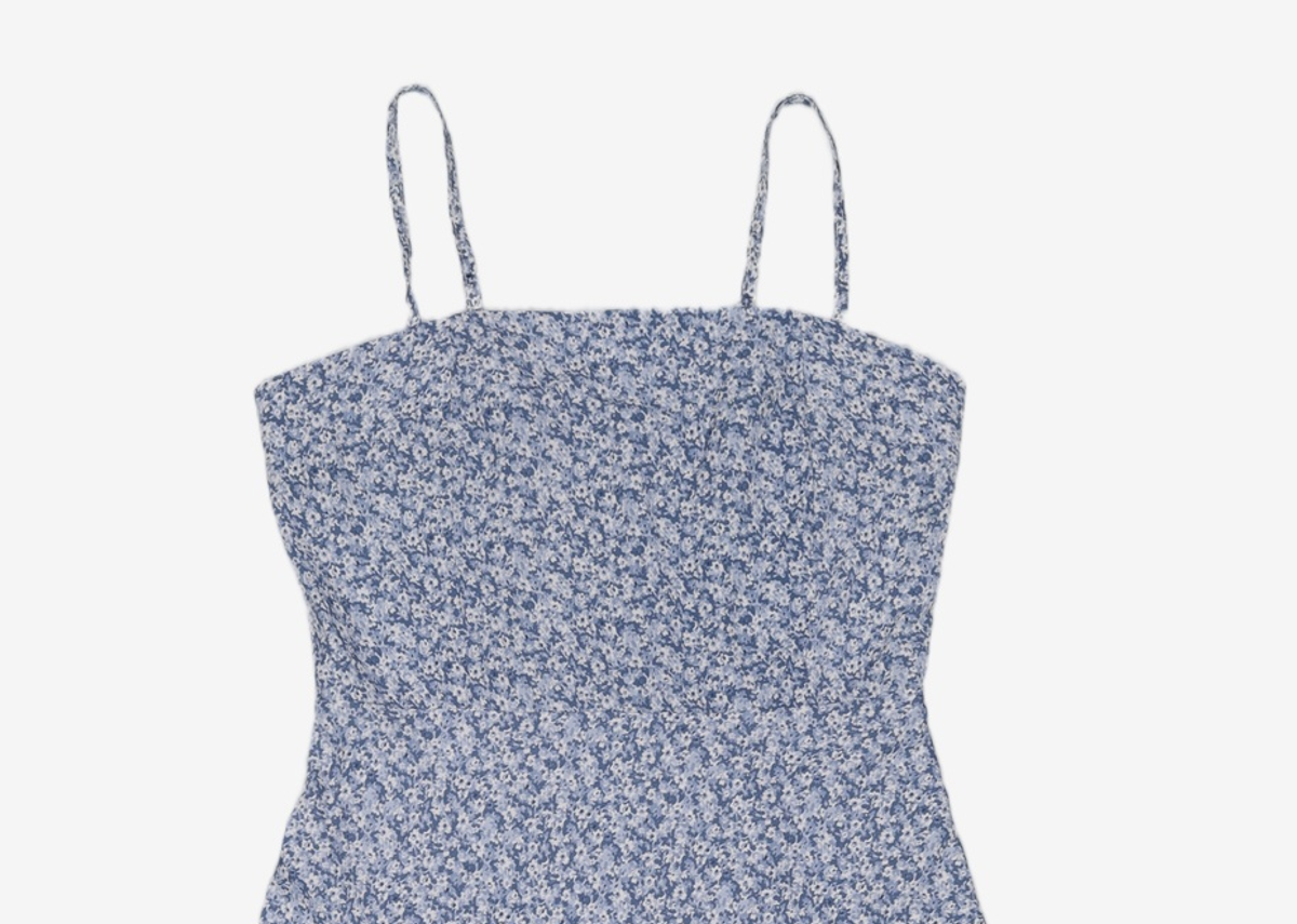 루루서울(LOULOUSEOUL) Brooke Slim Dress (Scarf Set / Gray) L