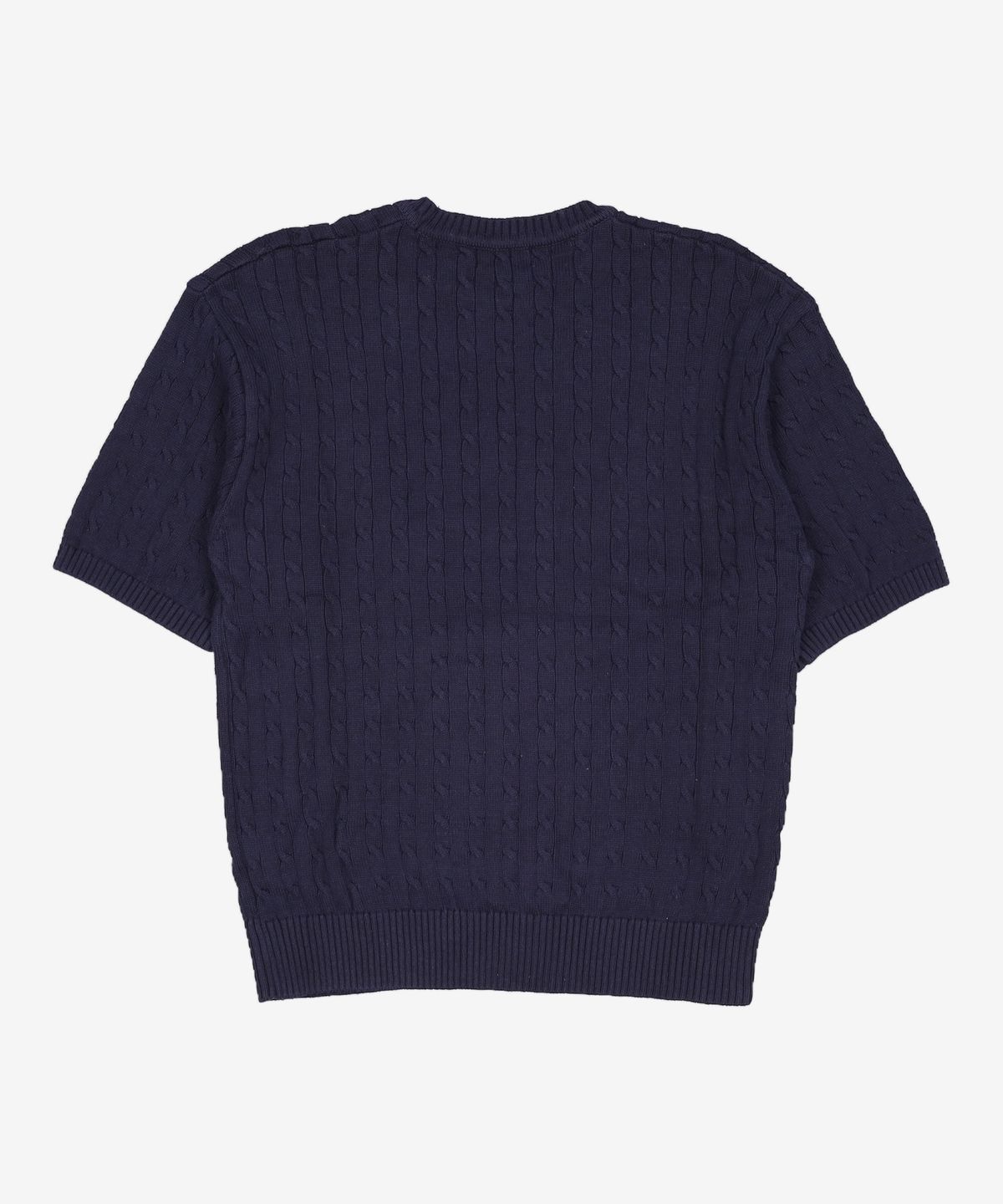 예일(YALE) HERITAGE DAN CABLE KNIT TEE NAVY L