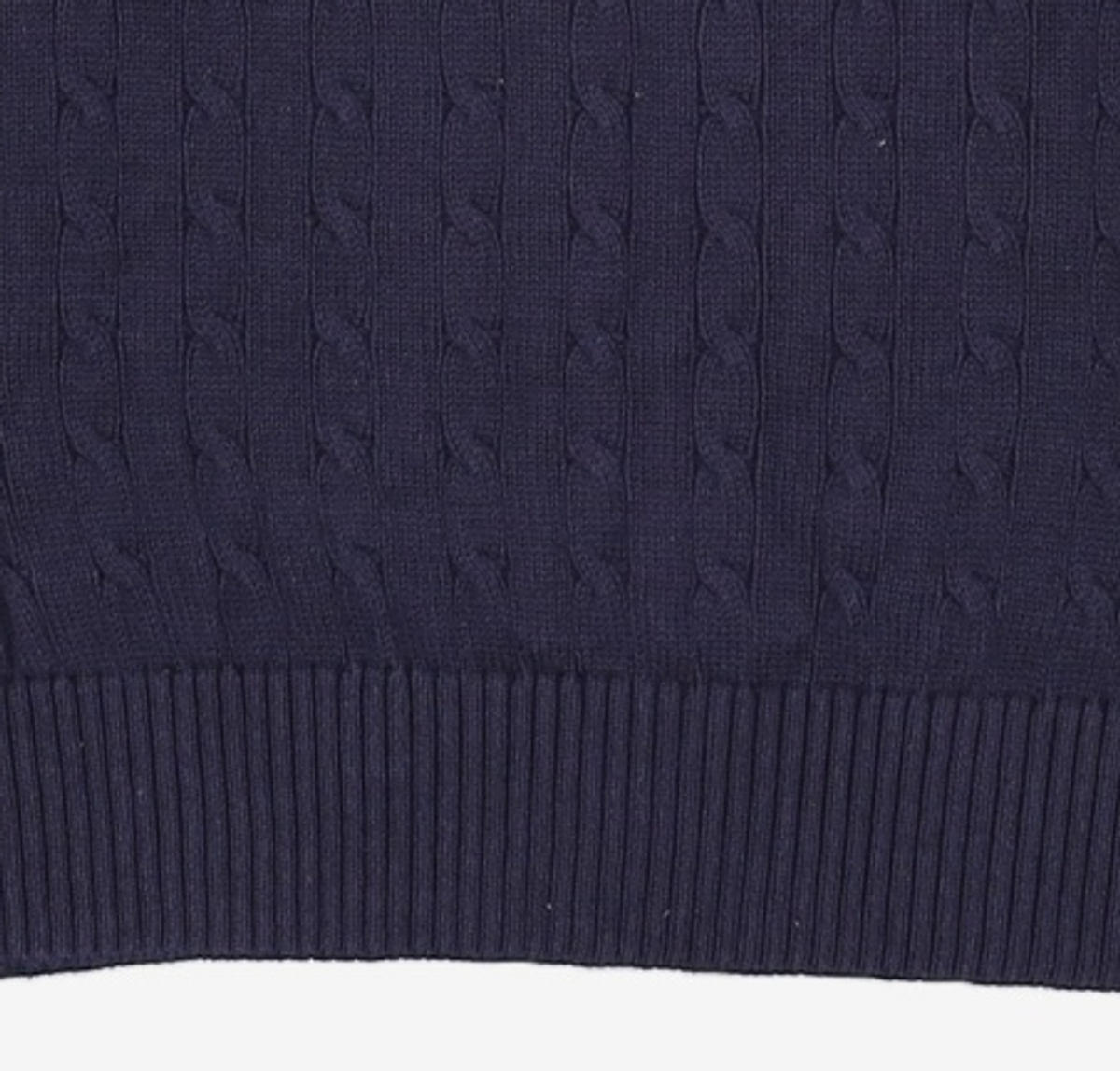 예일(YALE) HERITAGE DAN CABLE KNIT TEE NAVY L