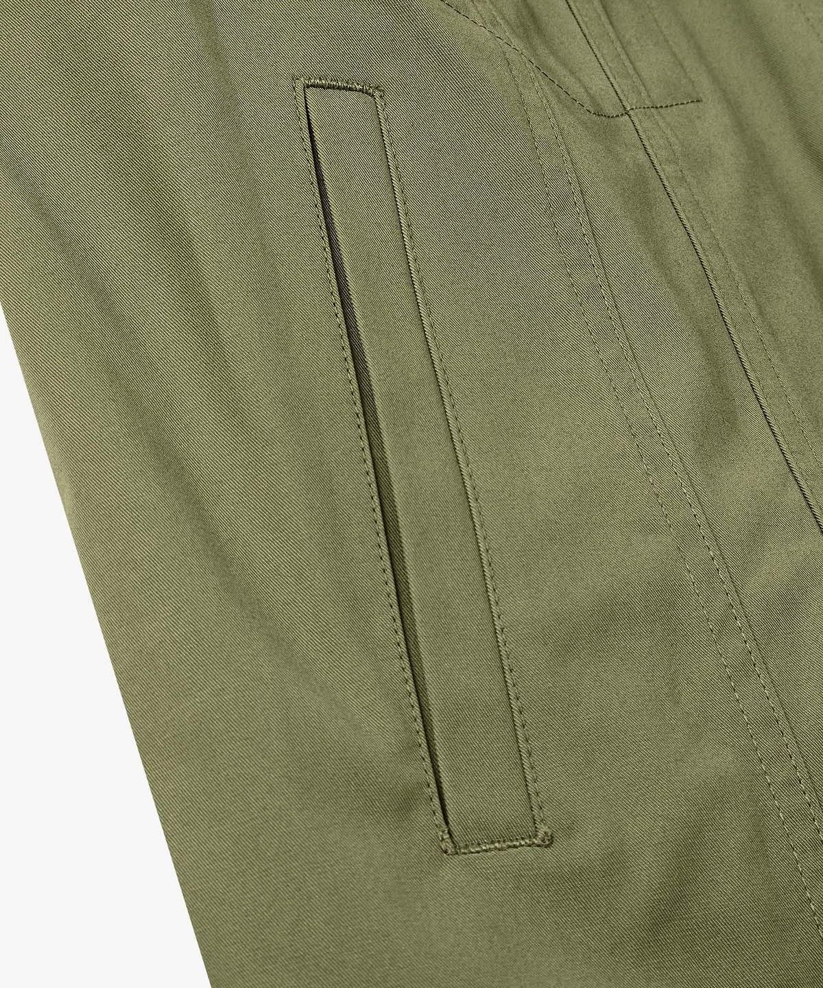 아르마니 익스체인지(ARMANI EXCHANGE) 여성 포켓 디테일 코튼 블루종 자켓 _올리브_A426110516