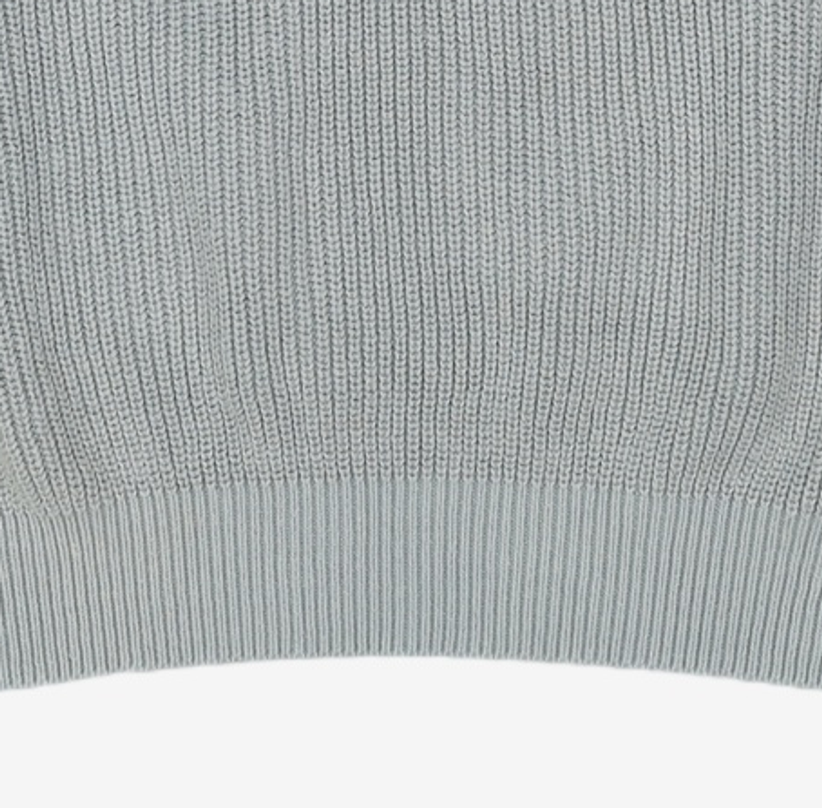 키뮤어(KIIMUIR) (22FW)(5 COLOR) 코튼 워셔블 하프 반집업 니트 M