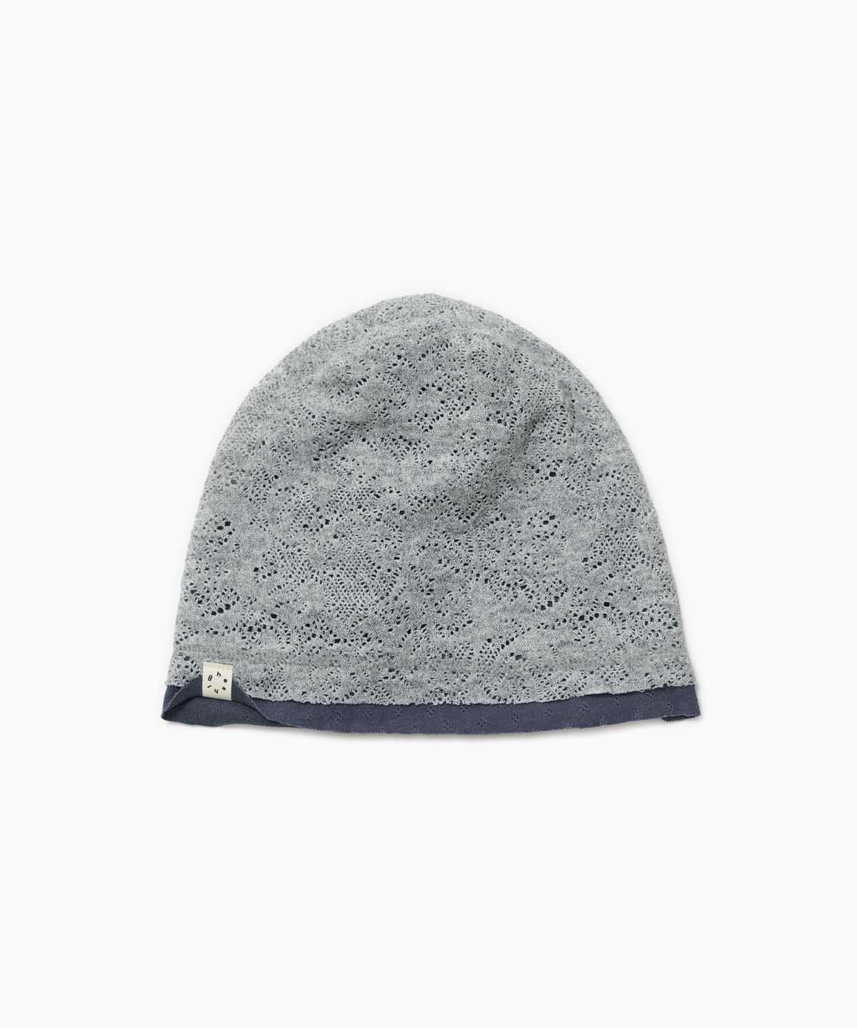 오헤시오(OHESHIO) REVERSIBLE LAYERED KNIT BEANIE, GRAY