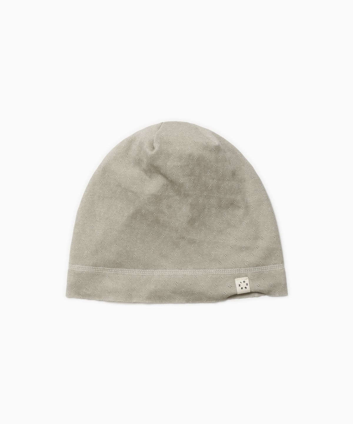 오헤시오(OHESHIO) REVERSIBLE LAYERED KNIT BEANIE, CREAM