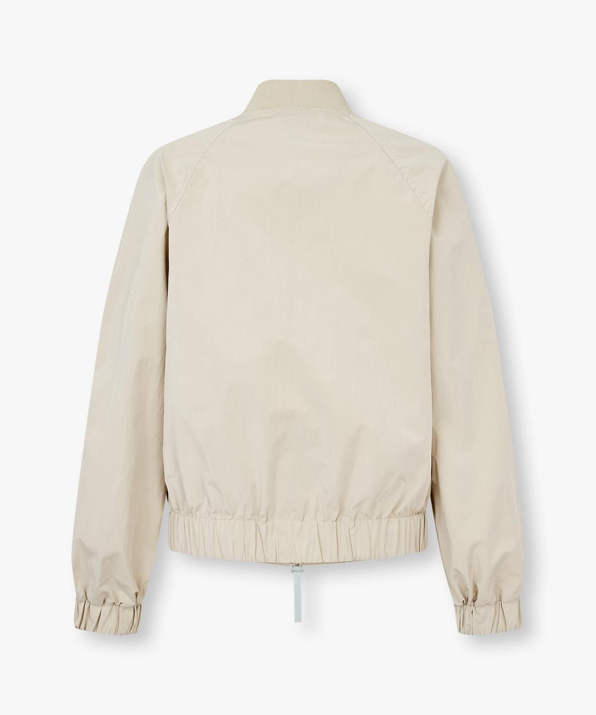 아르마니 익스체인지(ARMANI EXCHANGE) 여성 로고 패치 래글런 블루종 _라이트 베이지_A425110503