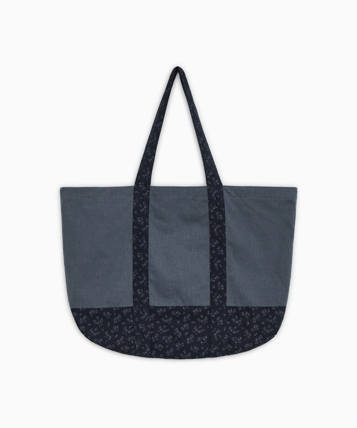 오헤시오(OHESHIO) VINTAGE FLORAL TOTE BAG, BLUE