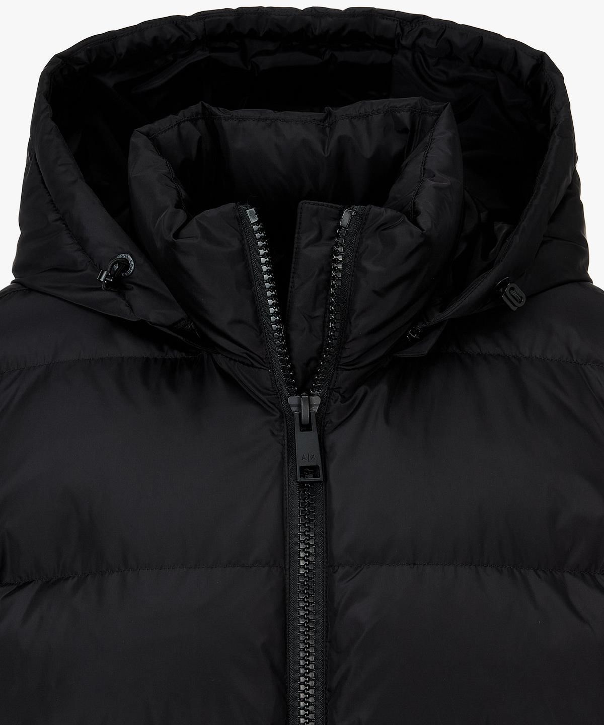 아르마니 익스체인지(ARMANI EXCHANGE) 여성 디태처블 후드 다운 패딩 자켓 _블랙_A425310902