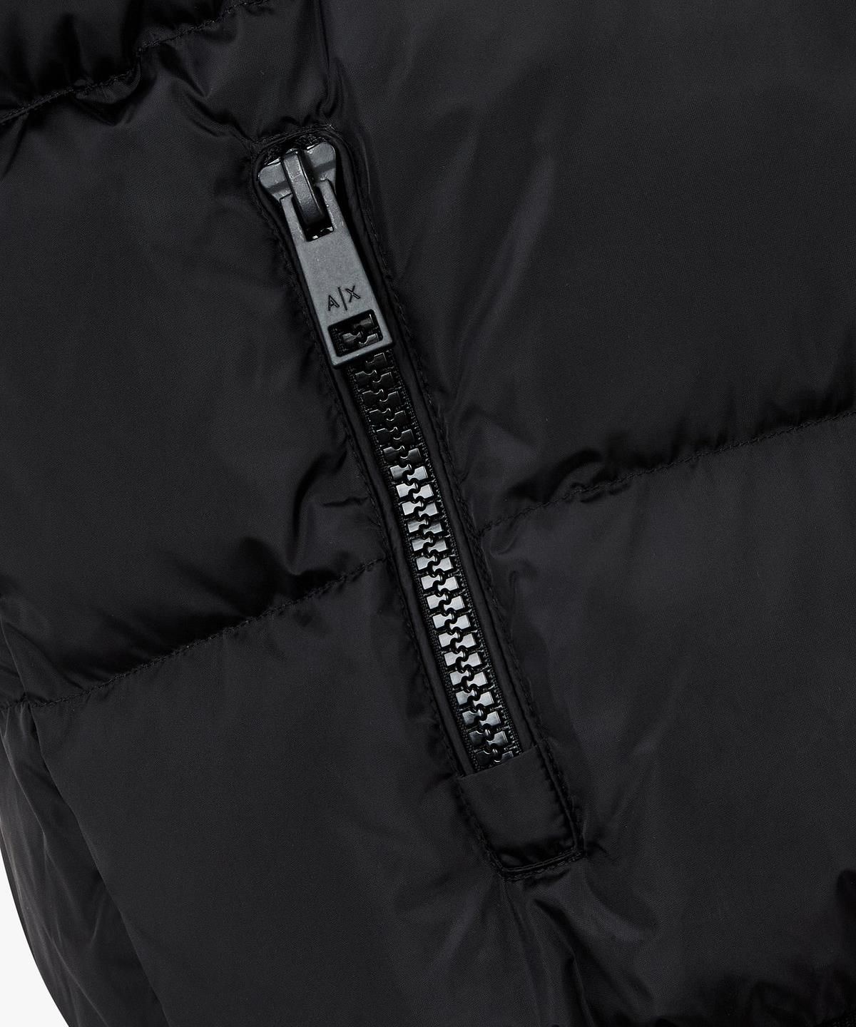 아르마니 익스체인지(ARMANI EXCHANGE) 여성 디태처블 후드 다운 패딩 자켓 _블랙_A425310902