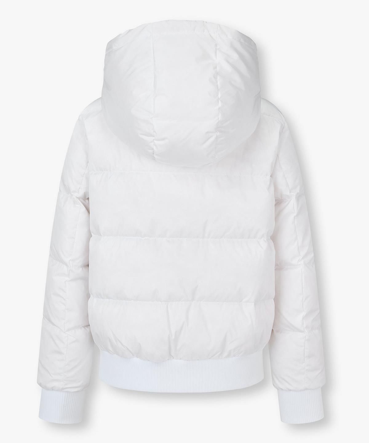 아르마니 익스체인지(ARMANI EXCHANGE) 여성 디태처블 후드 다운 패딩 자켓 _화이트_A425310900