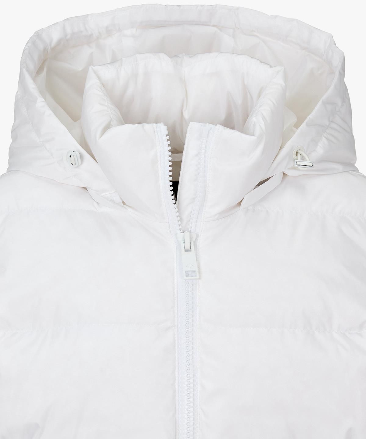 아르마니 익스체인지(ARMANI EXCHANGE) 여성 디태처블 후드 다운 패딩 자켓 _화이트_A425310900