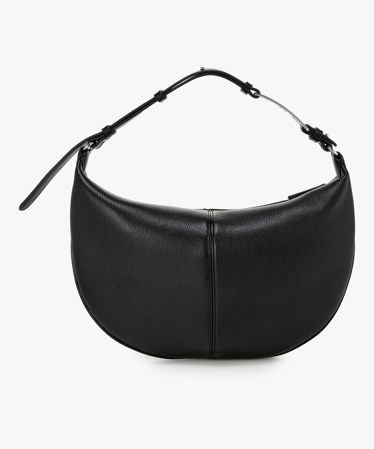 아르마니 익스체인지(ARMANI EXCHANGE) 여성 라운드 미디엄 호보백 _블랙_A425370511