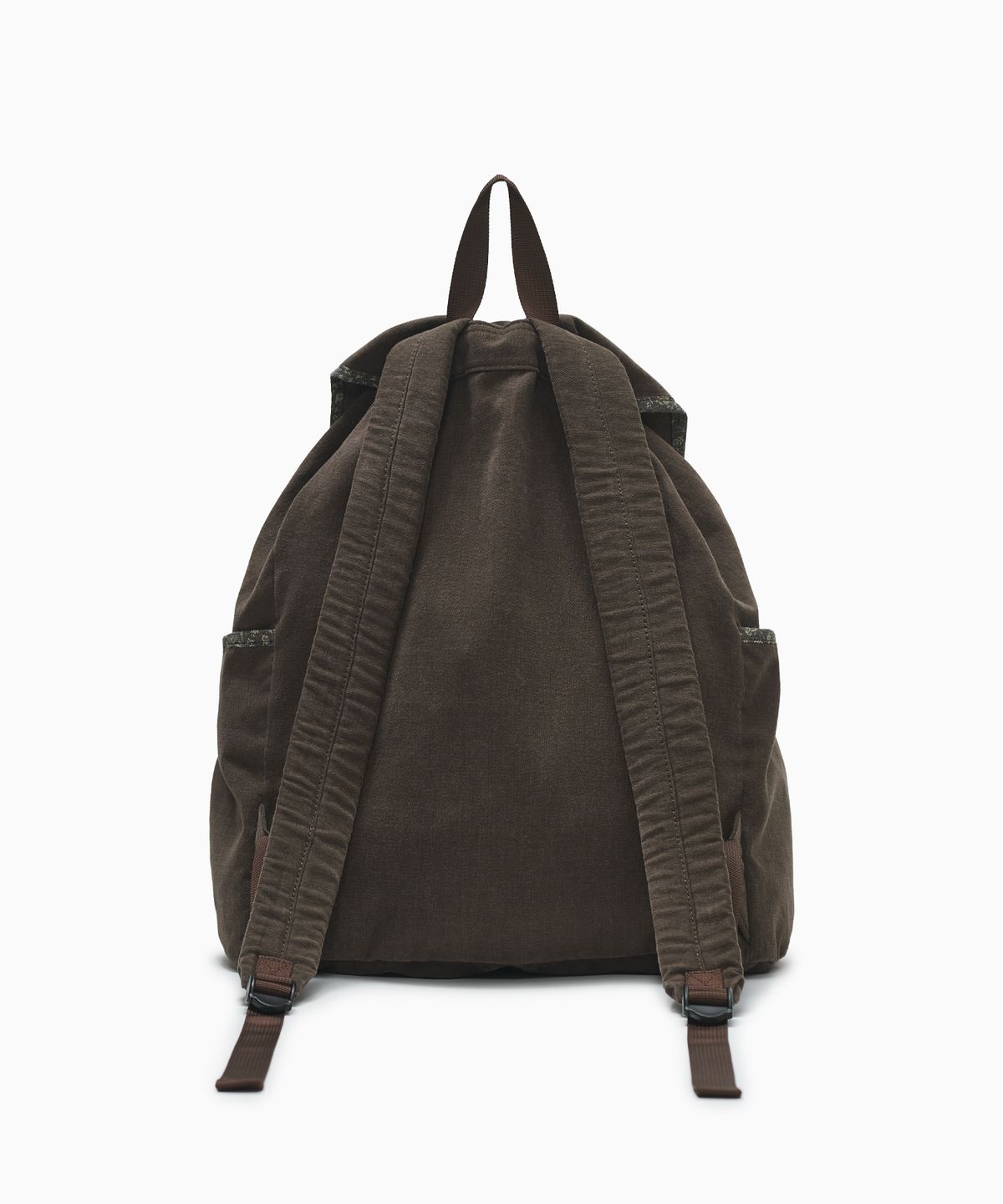오헤시오(OHESHIO) CONTRAST BACKPACK, BROWN FLORAL