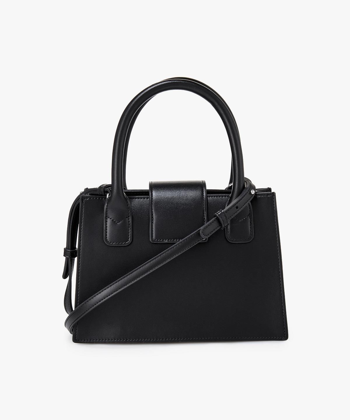 아르마니 익스체인지(ARMANI EXCHANGE) 여성 스몰 트라페즈 핸드백 _블랙_A425170503