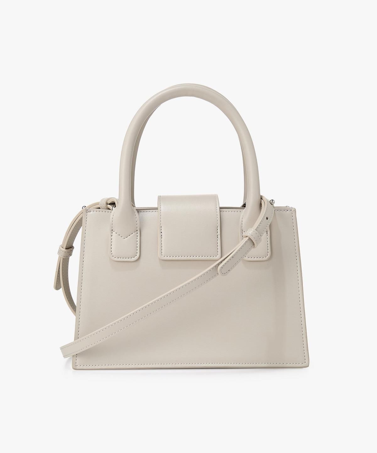 아르마니 익스체인지(ARMANI EXCHANGE) 여성 스몰 트라페즈 핸드백 _베이지_A425170502