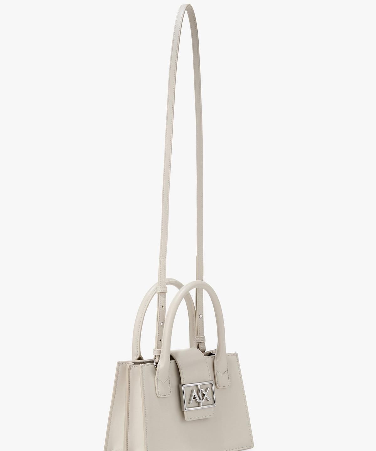 아르마니 익스체인지(ARMANI EXCHANGE) 여성 스몰 트라페즈 핸드백 _베이지_A425170502