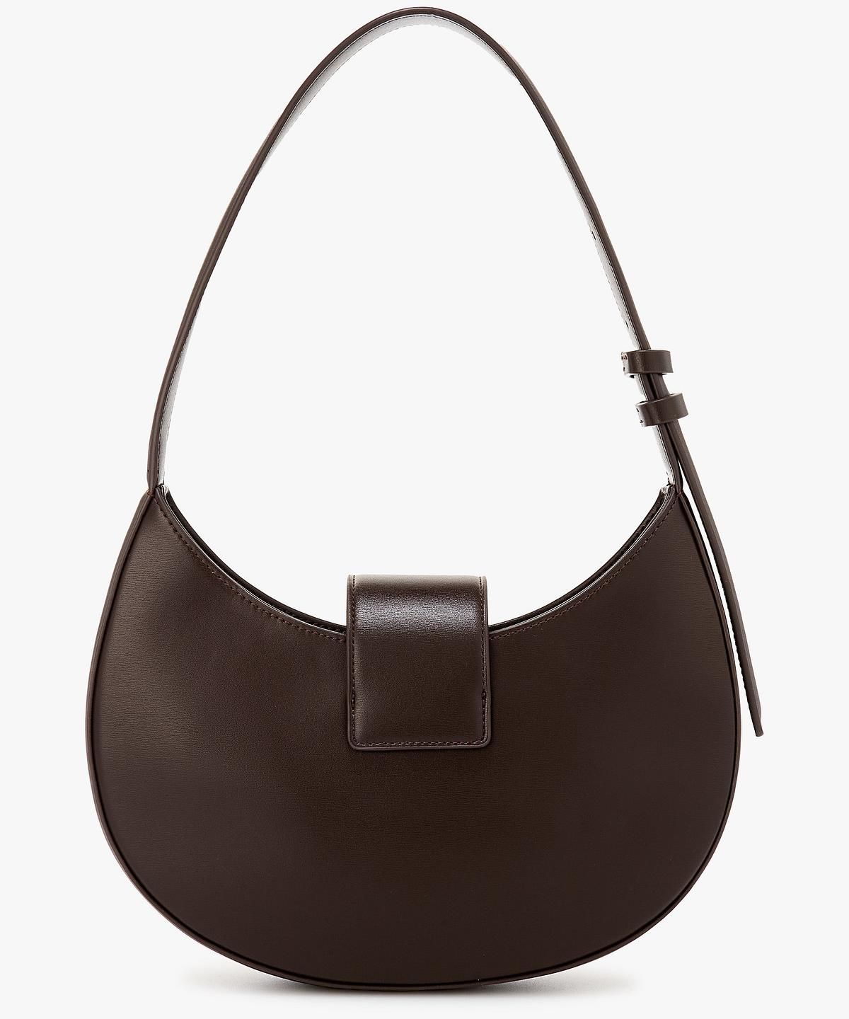 아르마니 익스체인지(ARMANI EXCHANGE) 여성 로고 플레이트 숄더백 _다크 브라운_A426170504