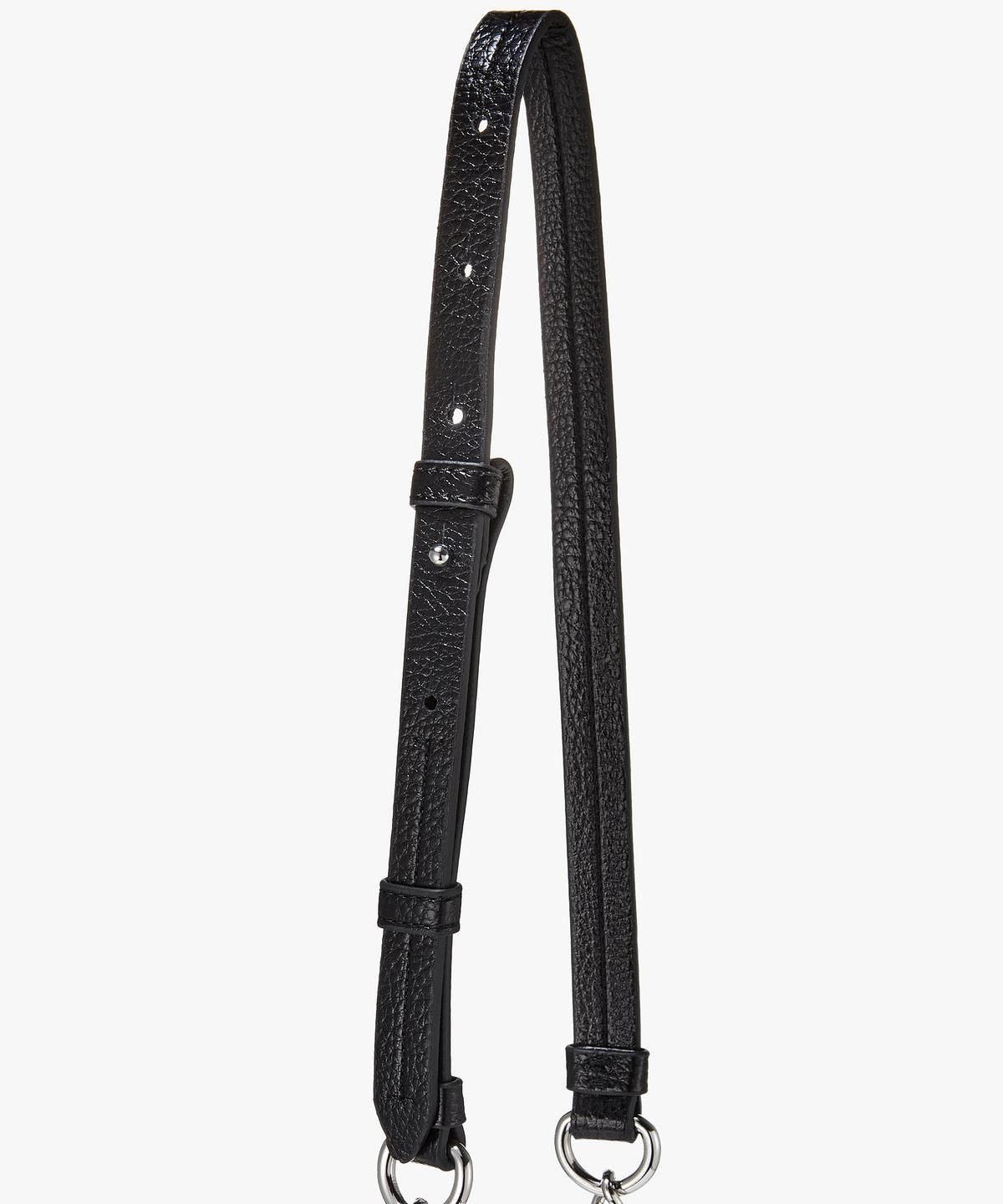 아르마니 익스체인지(ARMANI EXCHANGE) 여성 메탈 로고 클로저 숄더백 _블랙_A425170501