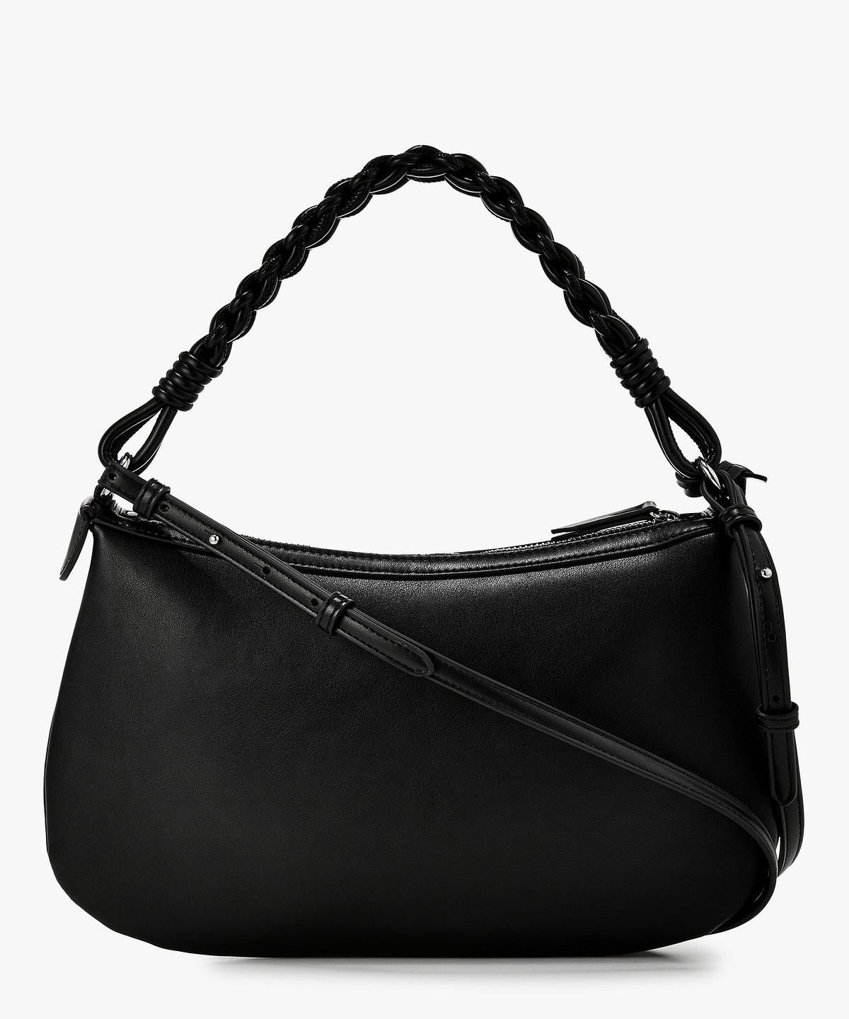 아르마니 익스체인지(ARMANI EXCHANGE) 여성 미디엄 브레이드 핸들 숄더백 _블랙_A426170509