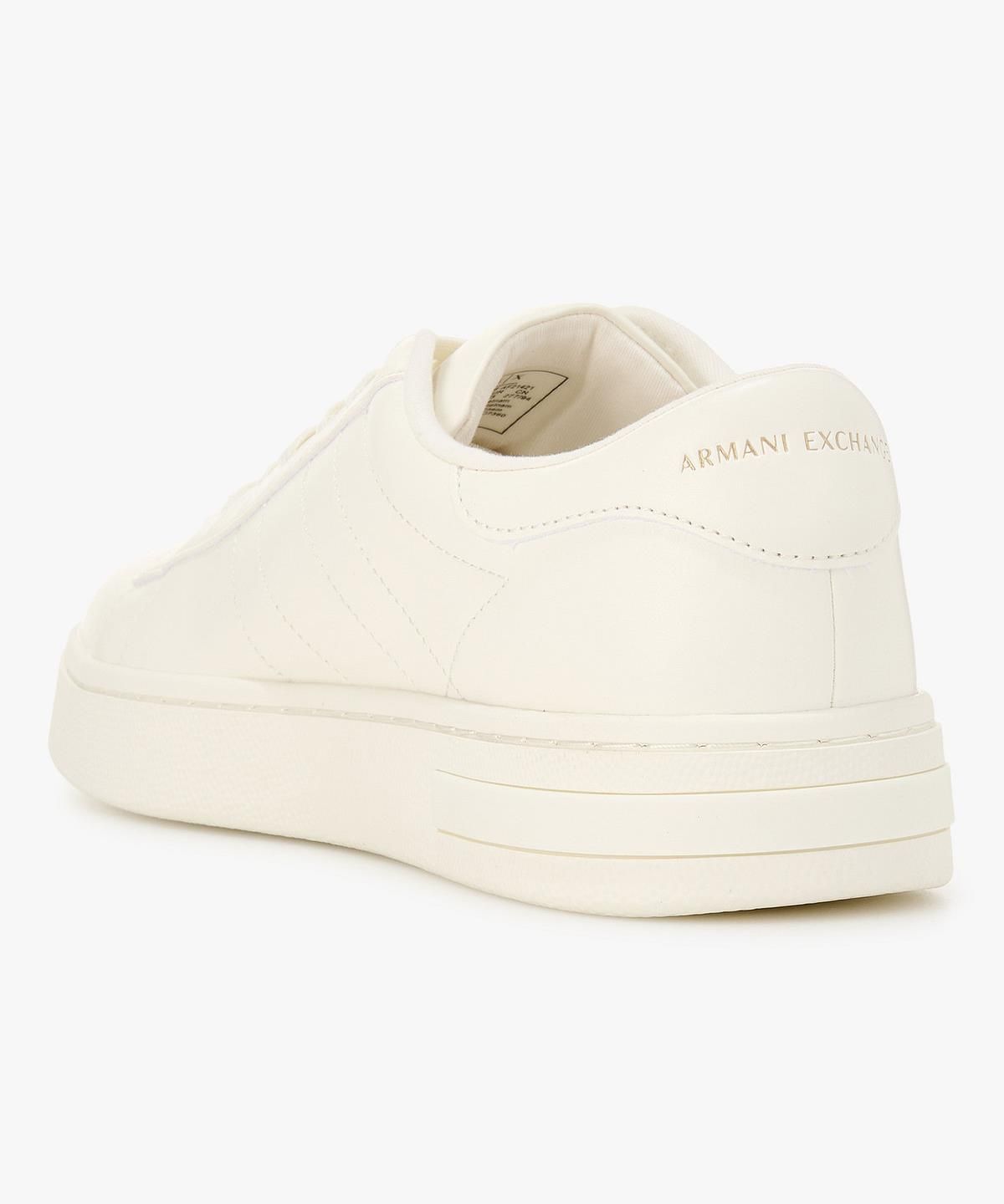 아르마니 익스체인지(ARMANI EXCHANGE) 남성 다이아고날 로고 스니커즈 _오프 화이트_A416175001