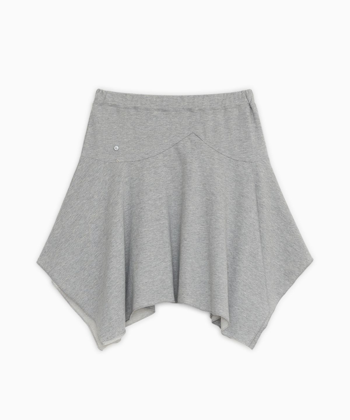 오헤시오(OHESHIO) TWO WAY ASYMMETRIC JERSEY SKIRT, GRAY