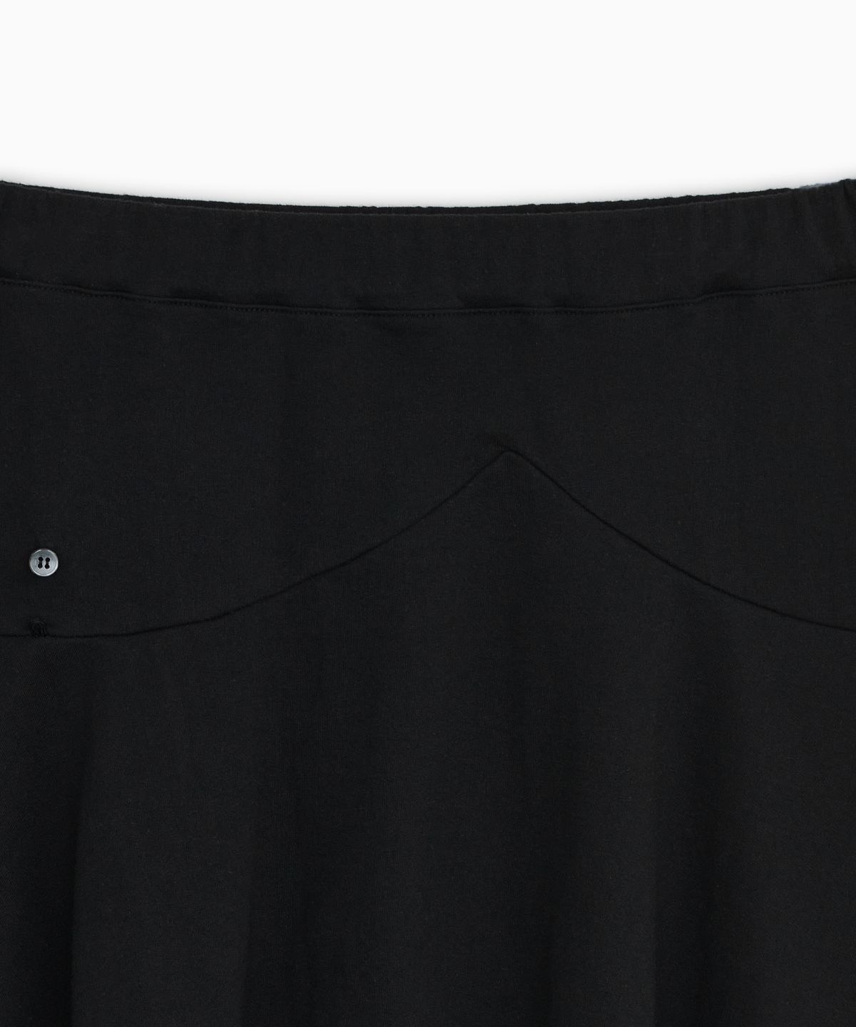 오헤시오(OHESHIO) TWO WAY ASYMMETRIC JERSEY SKIRT, BLACK
