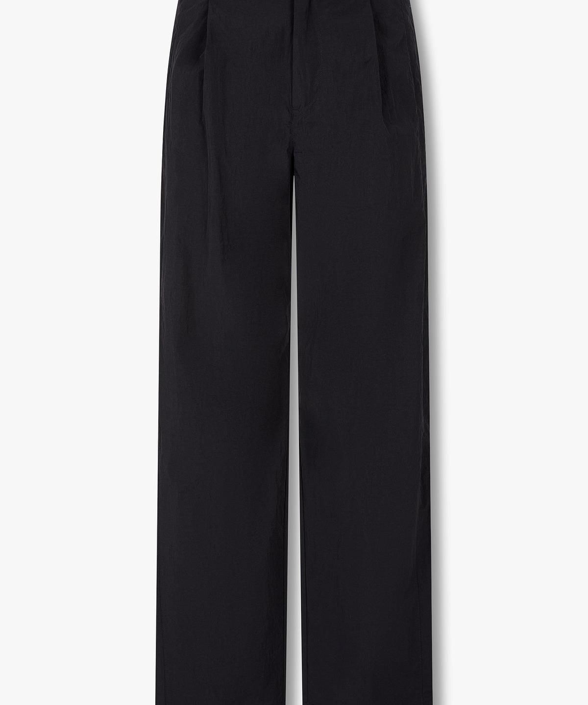 아르마니 익스체인지(ARMANI EXCHANGE) 남성 원 턱 플리츠 나일론 팬츠 _다크 네이비_A416142007