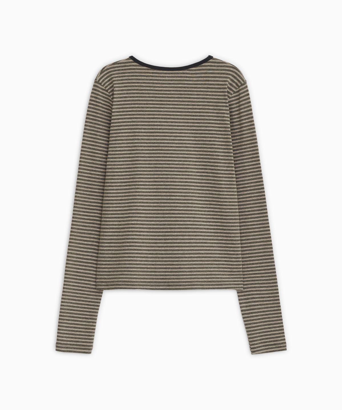 오헤시오(OHESHIO) LETTERING LOGO LONG SLEEVE, BROWN