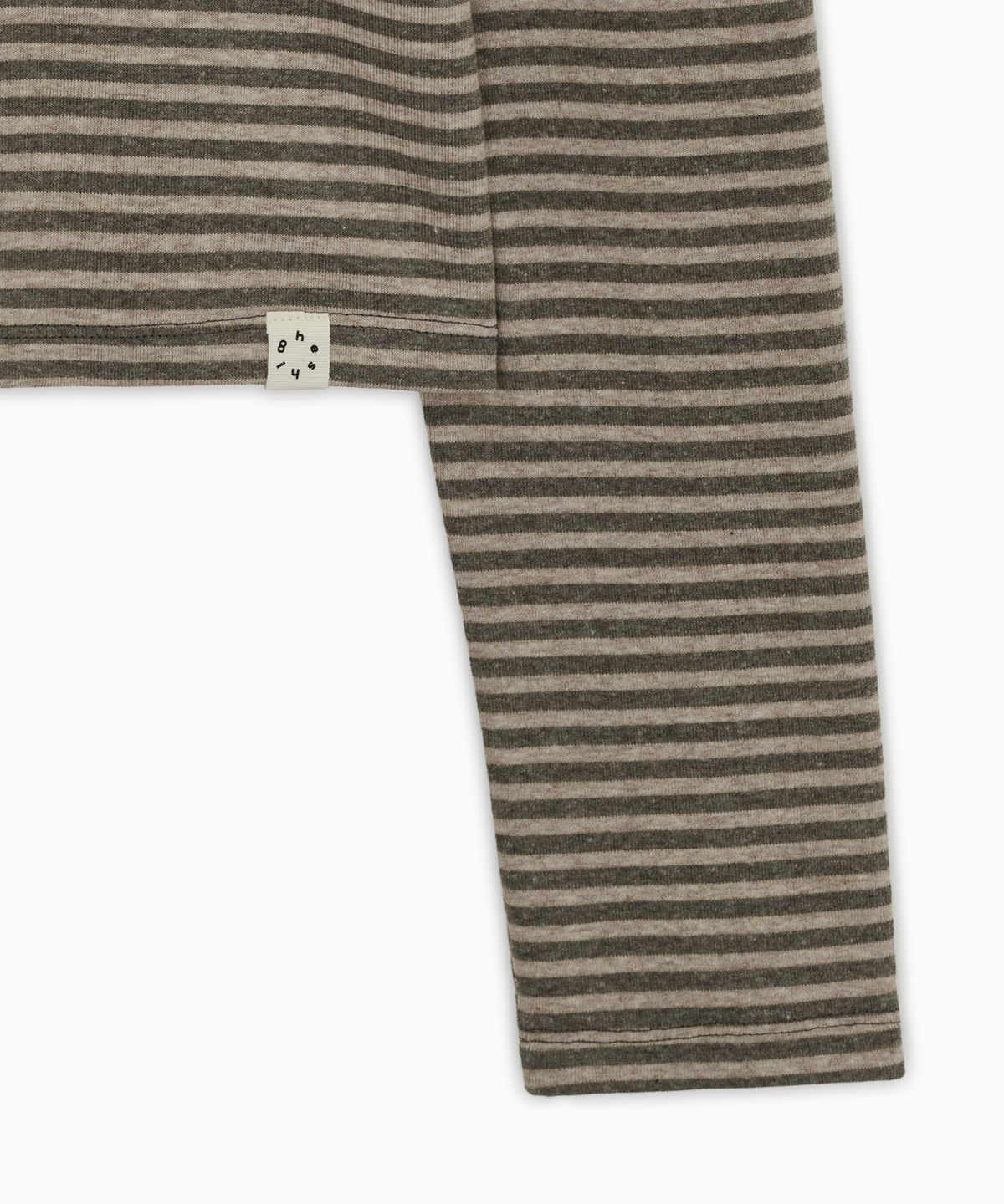 오헤시오(OHESHIO) LETTERING LOGO LONG SLEEVE, BROWN
