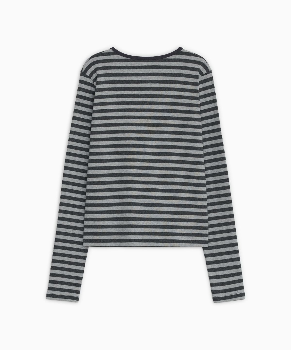 오헤시오(OHESHIO) LETTERING LOGO LONG SLEEVE, CHARCOAL