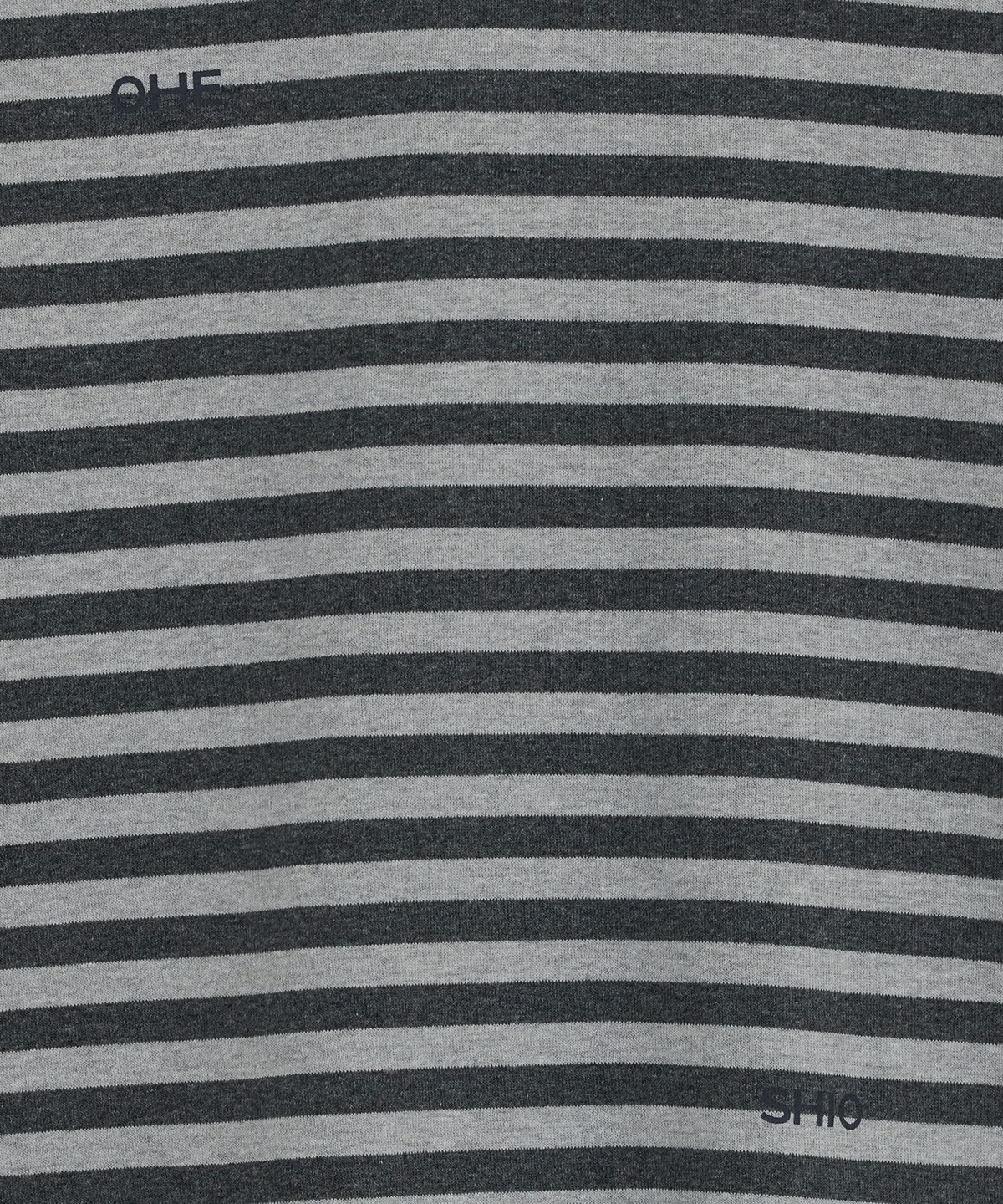 오헤시오(OHESHIO) LETTERING LOGO LONG SLEEVE, CHARCOAL