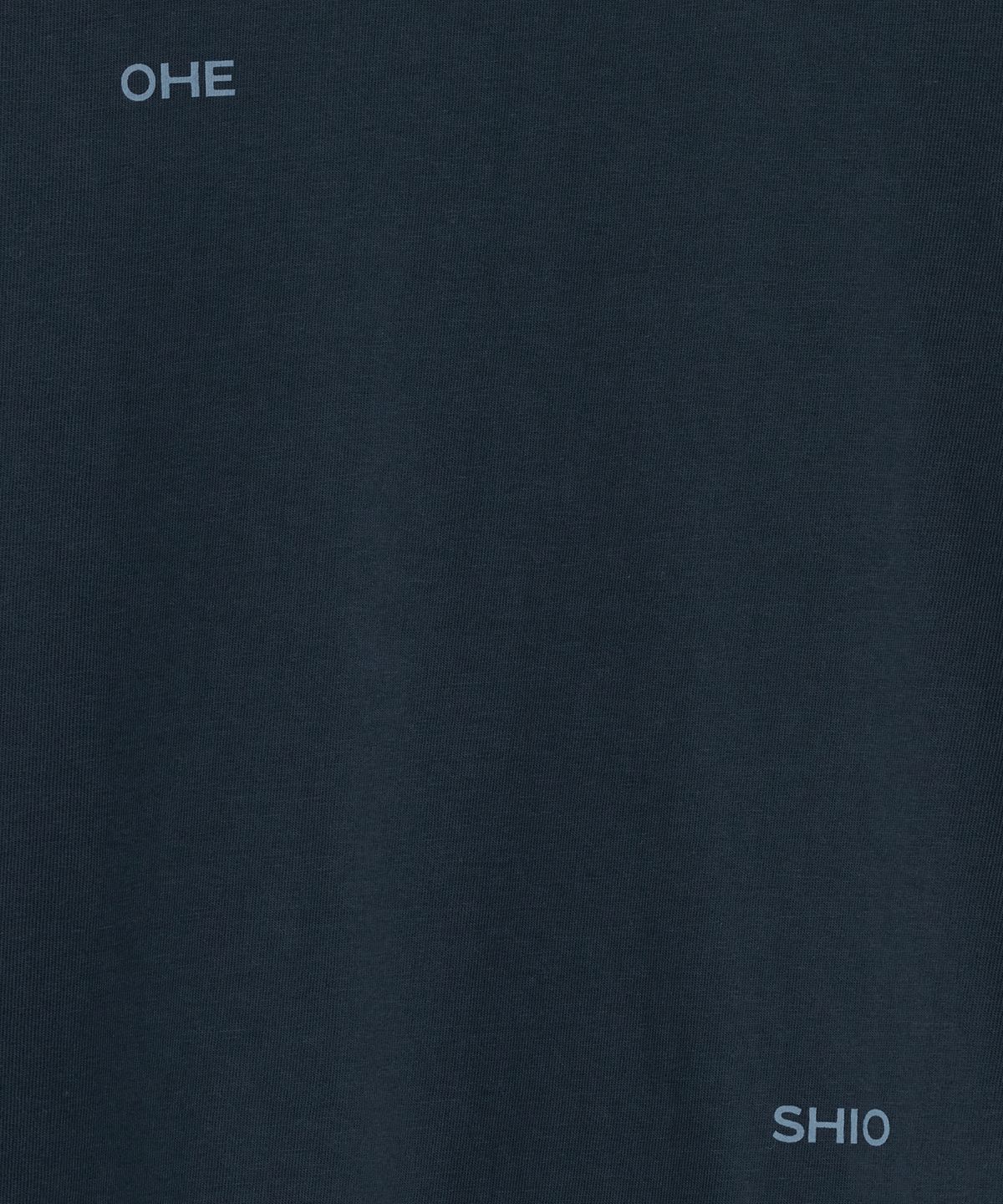 오헤시오(OHESHIO) LETTERING LOGO LONG SLEEVE, NAVY