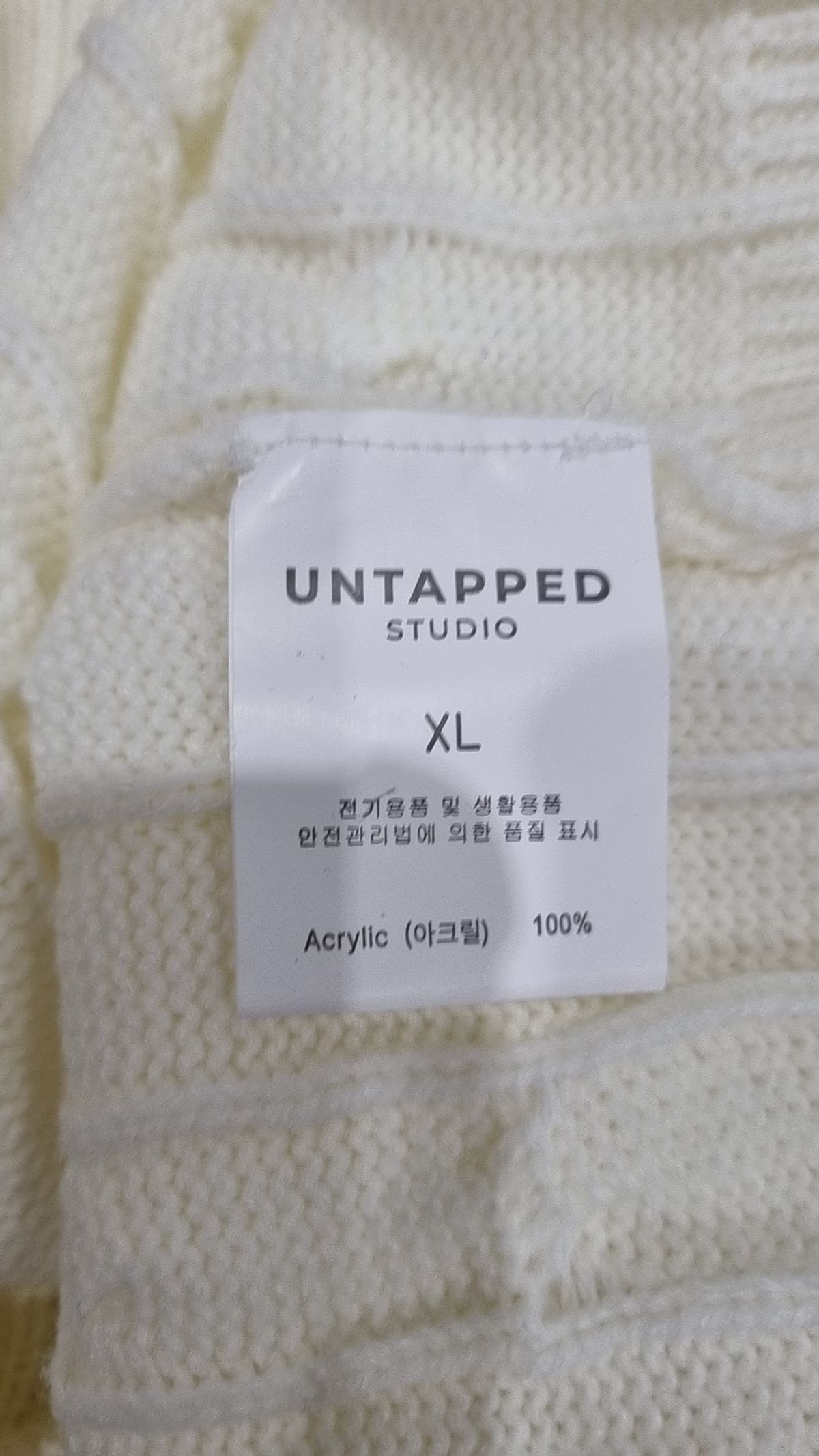 언탭트 스튜디오(UNTAPPED STUDIO) 니트/스웨터 XL