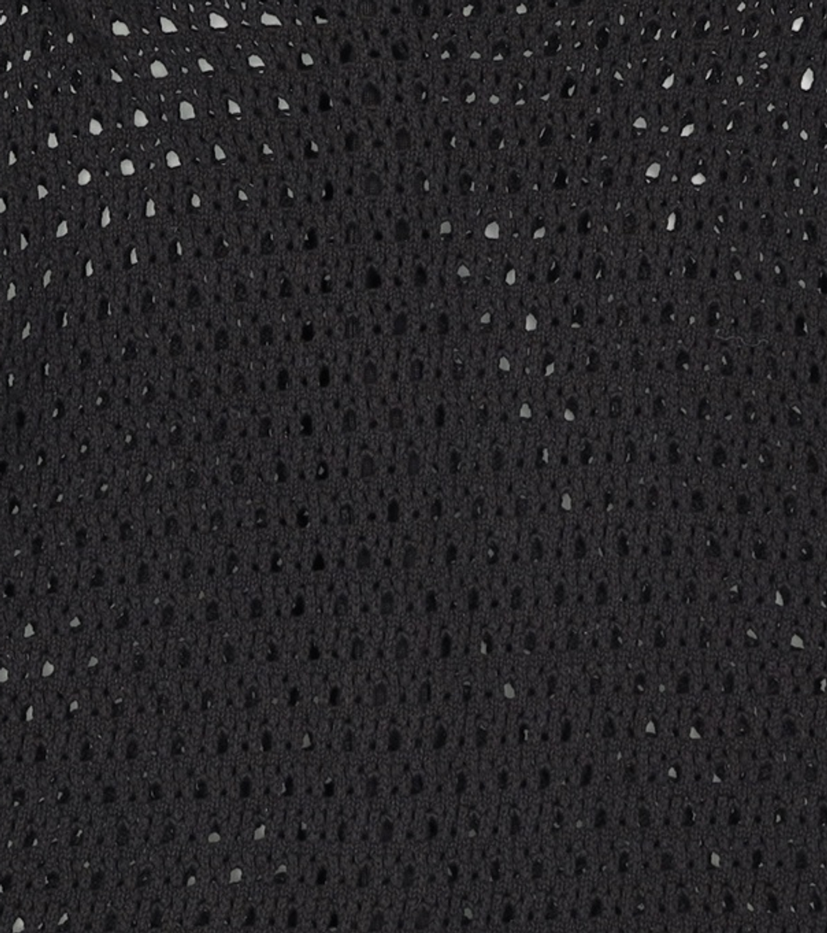 메종미네드(MAISON MINED) PUNCHING KNIT HALF CARDIGAN BLACK 2XL