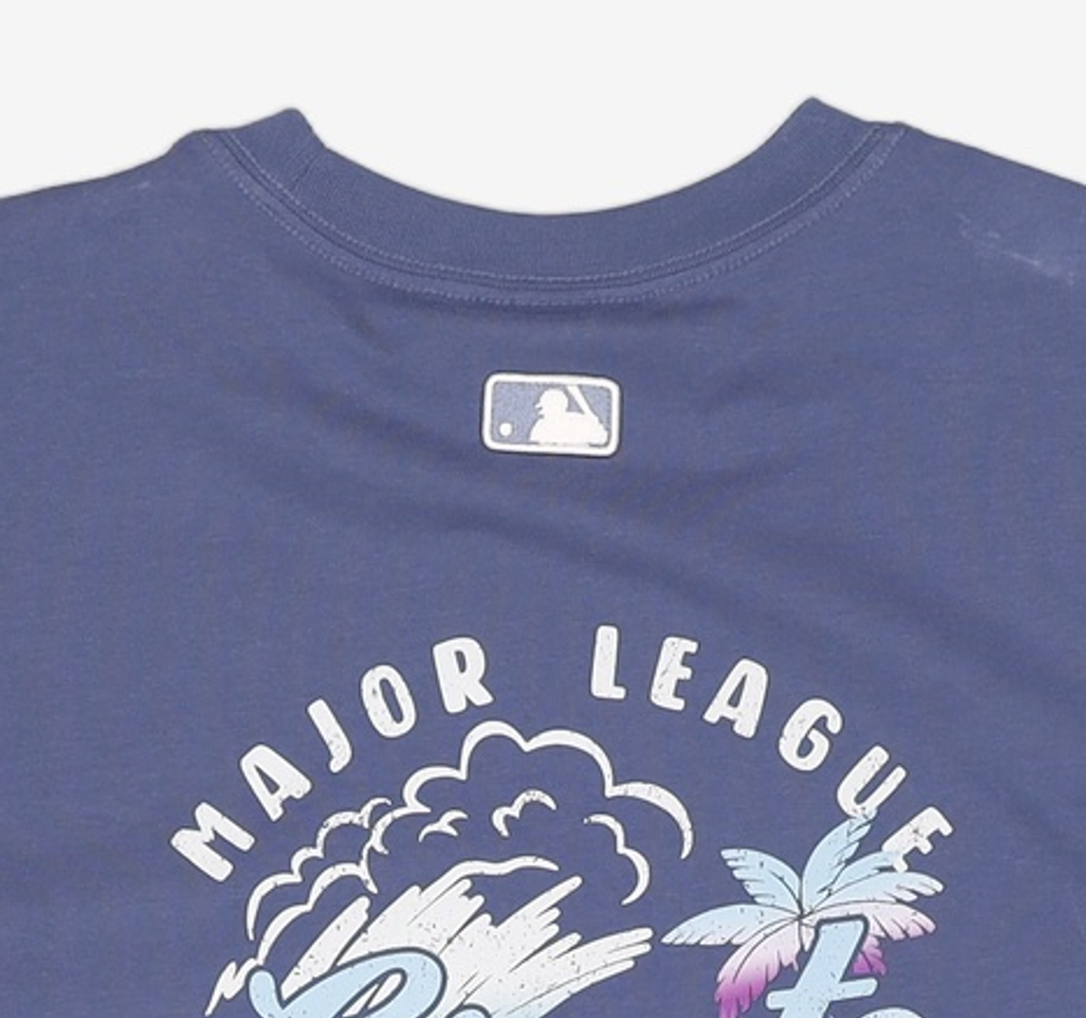 엠엘비(MLB) 썸머 빈티지 워싱 그래픽 반팔 티셔츠 SF (Indigo) 95