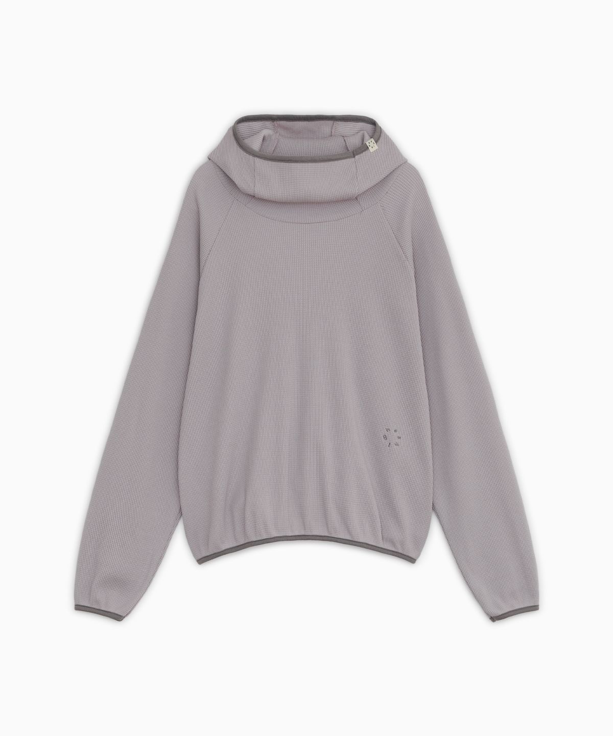오헤시오(OHESHIO) WAFFLE HOODED SWEATSHIRT, PINK