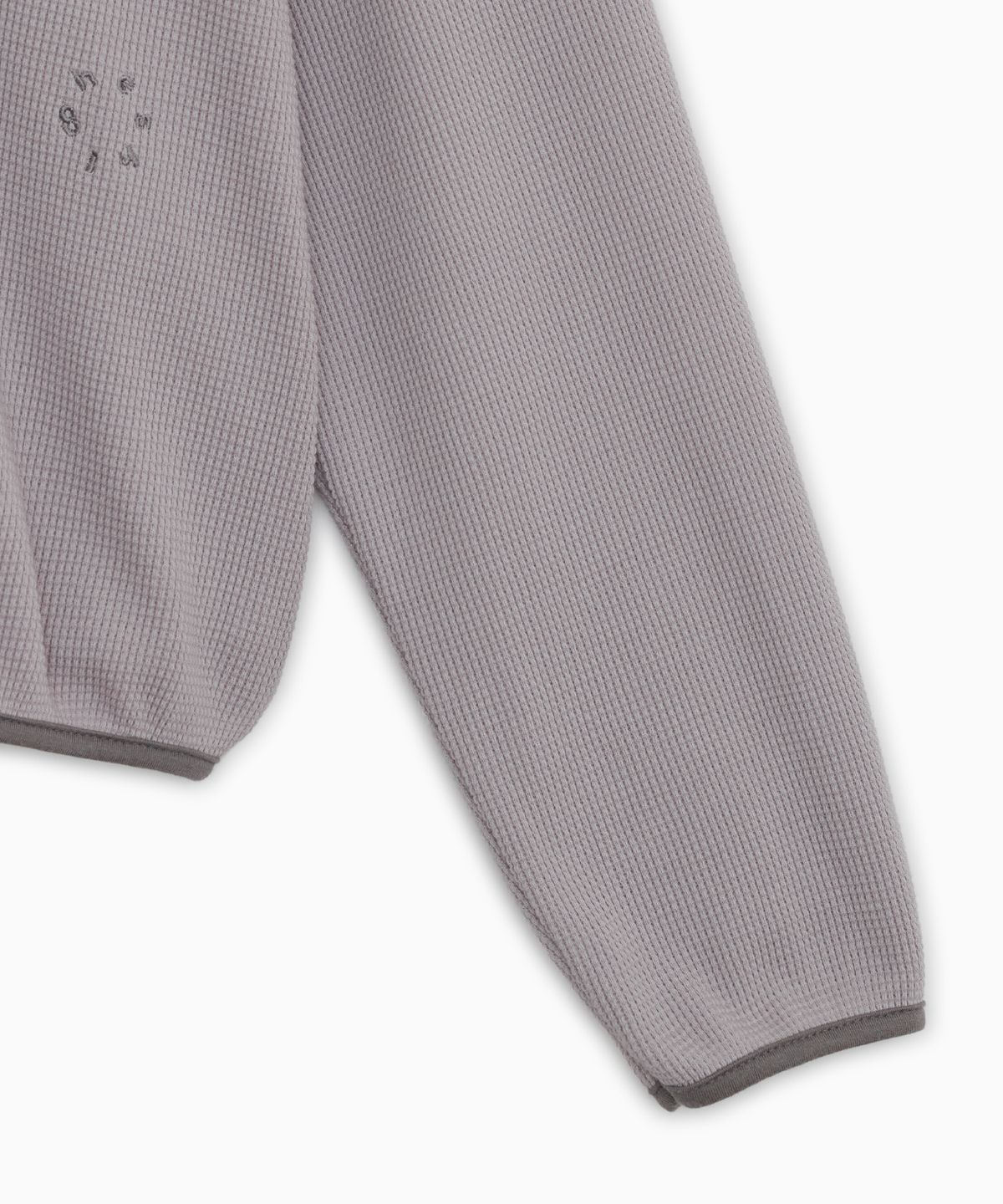 오헤시오(OHESHIO) WAFFLE HOODED SWEATSHIRT, PINK