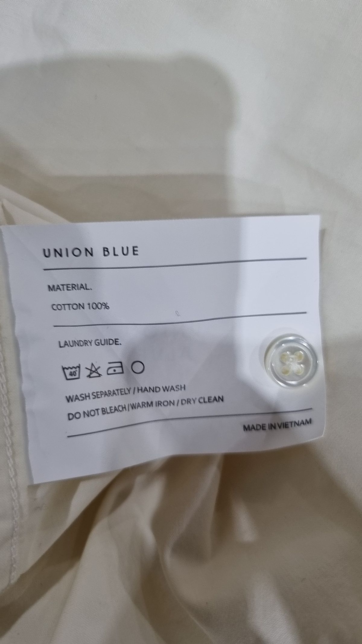 유니온블루(UNION BLUE) 캐주얼 셔츠 L