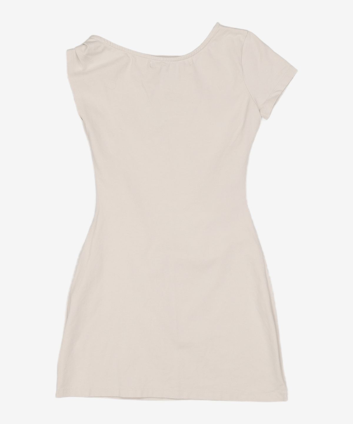 레스트앤레크레이션(REST&RECREATION) UNBALANCE JERSEY DRESS - CHARCOAL ONE