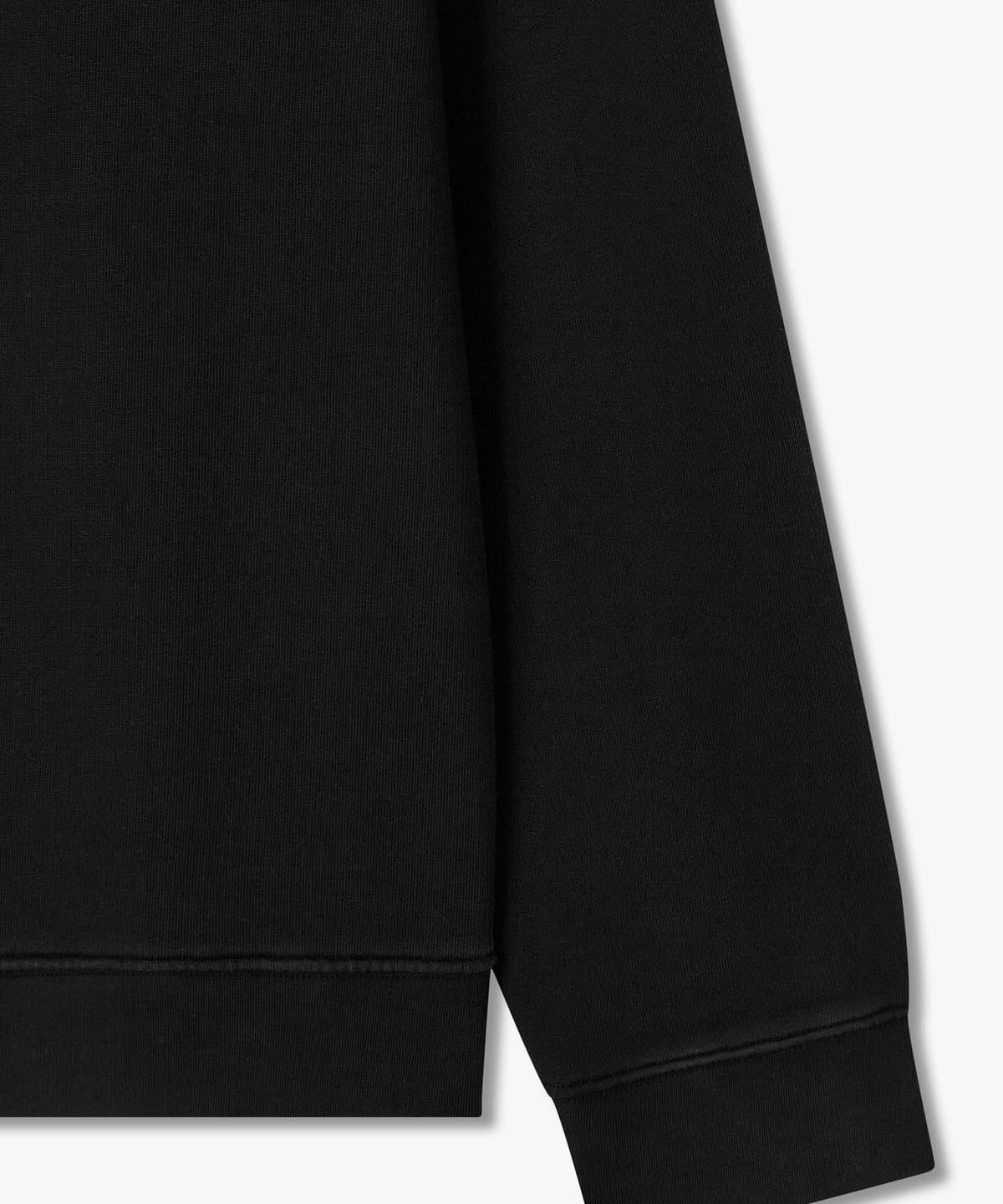 아르마니 익스체인지(ARMANI EXCHANGE) 남성 드롭 숄더 릴랙스트 핏 맨투맨 _블랙_A416131002