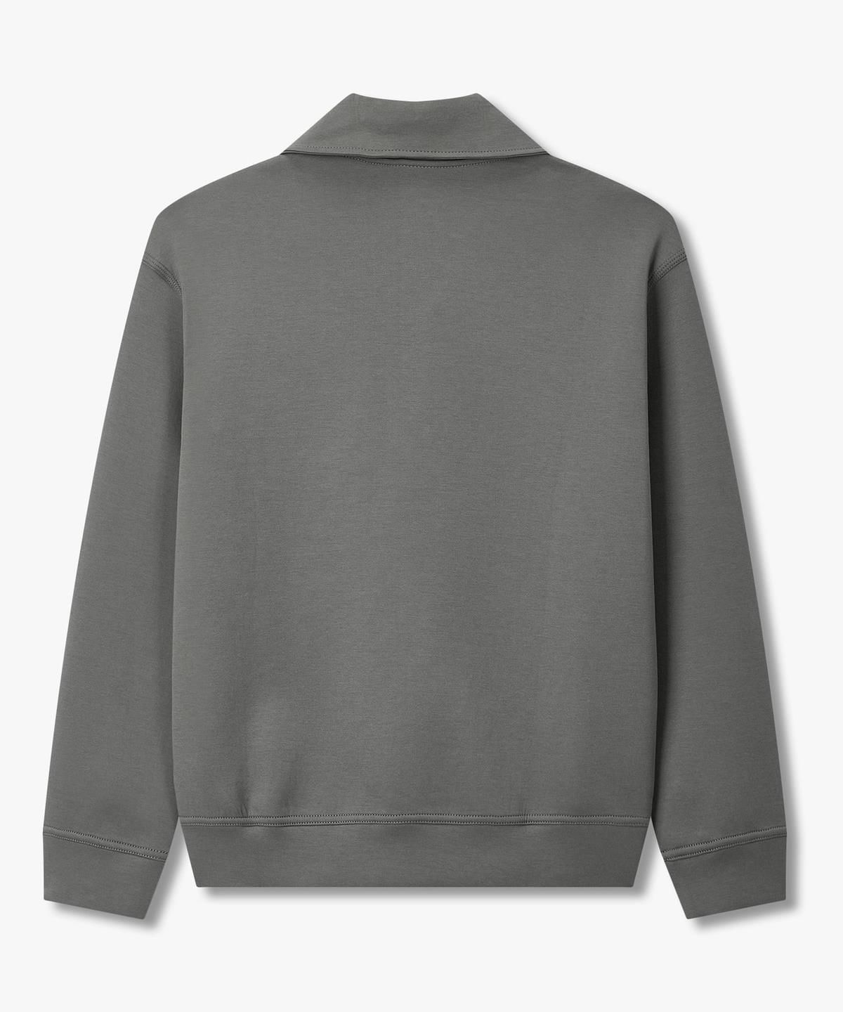 아르마니 익스체인지(ARMANI EXCHANGE) 남성 하프 집업 스트레치 스웨트셔츠 _카무플라주 그린_A416131010