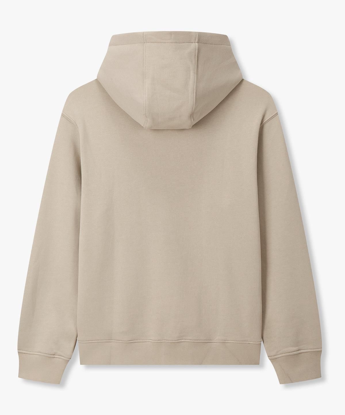 아르마니 익스체인지(ARMANI EXCHANGE) 남성 로고 패치 스웨트셔츠 후디 _베이지_A416131011