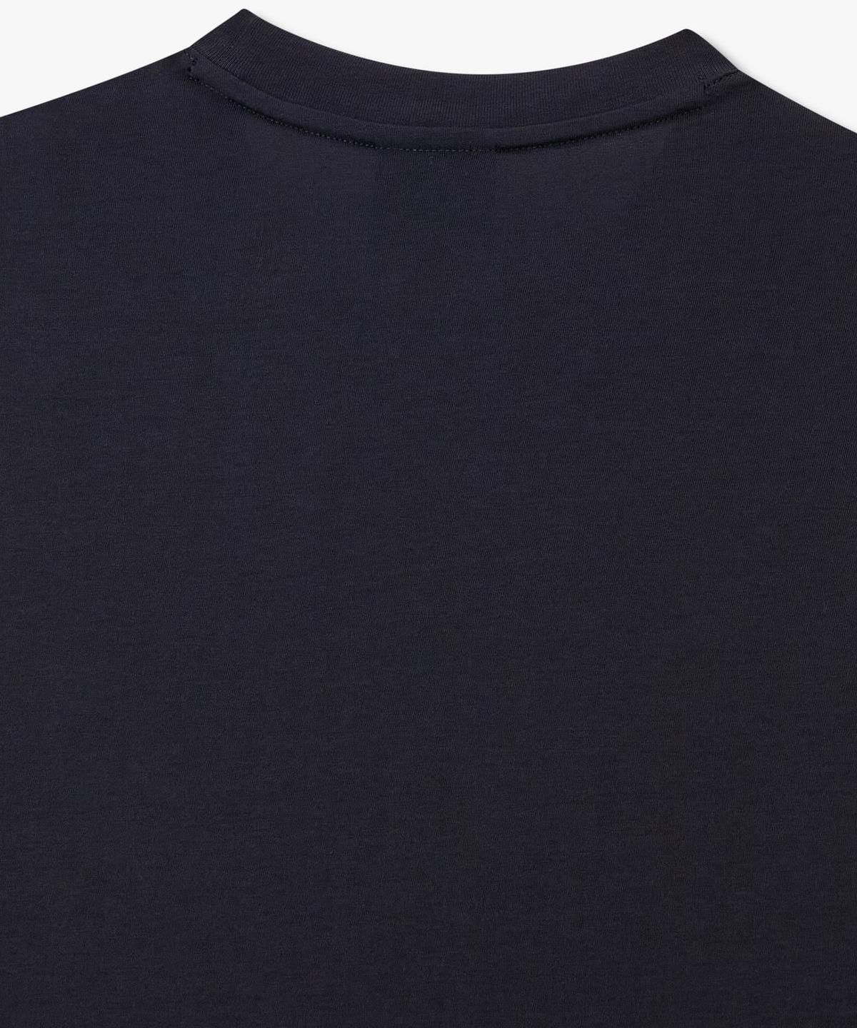 아르마니 익스체인지(ARMANI EXCHANGE) 남성 로고 프린트 롱 슬리브 티셔츠 _다크 네이비_A416130030