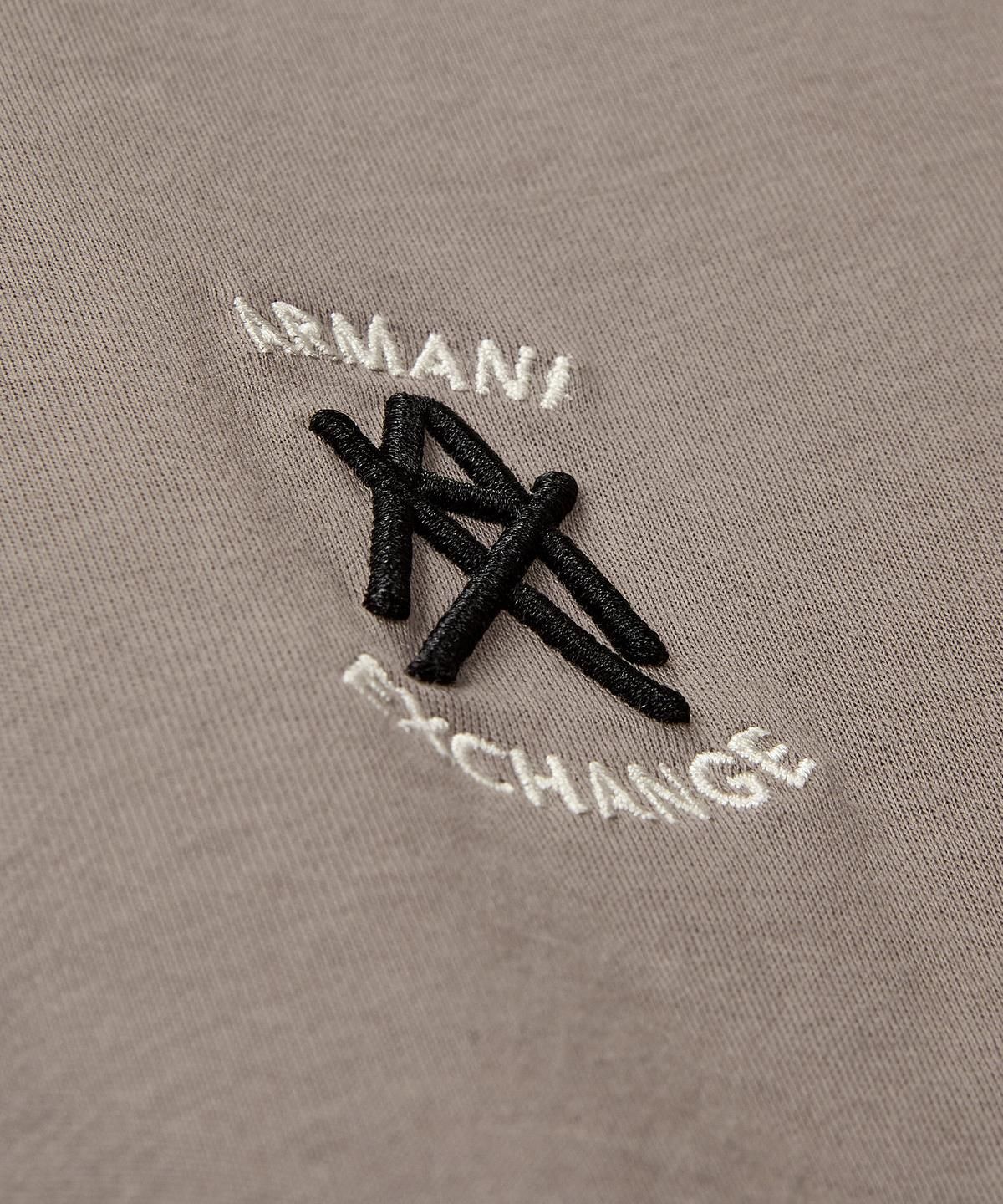 아르마니 익스체인지(ARMANI EXCHANGE) 남성 사이드 슬릿 로고 폴로 셔츠 _토프_A416131014