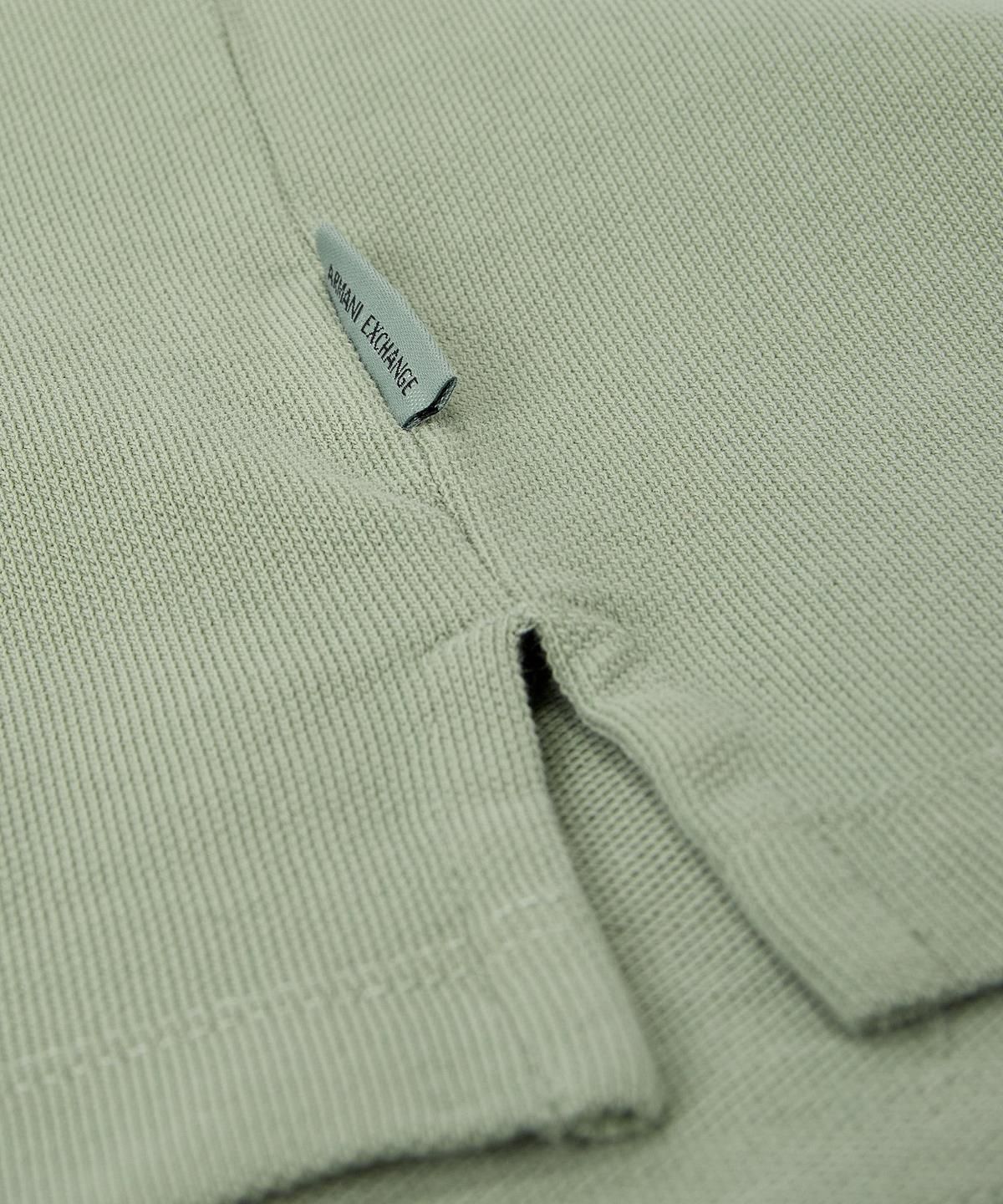 아르마니 익스체인지(ARMANI EXCHANGE) 남성 로고 자수 피케 폴로 셔츠 _그린_A416131017