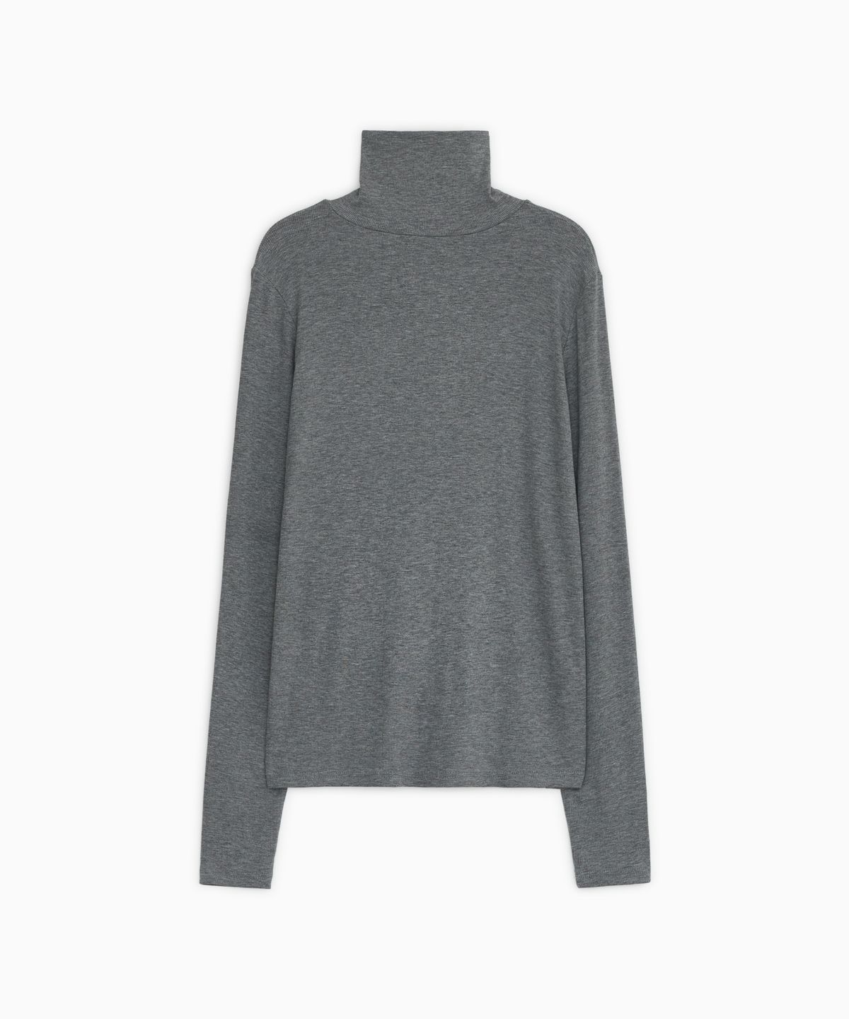 오헤시오(OHESHIO) BUTTON SLIM LONG SLEEVE, CHARCOAL