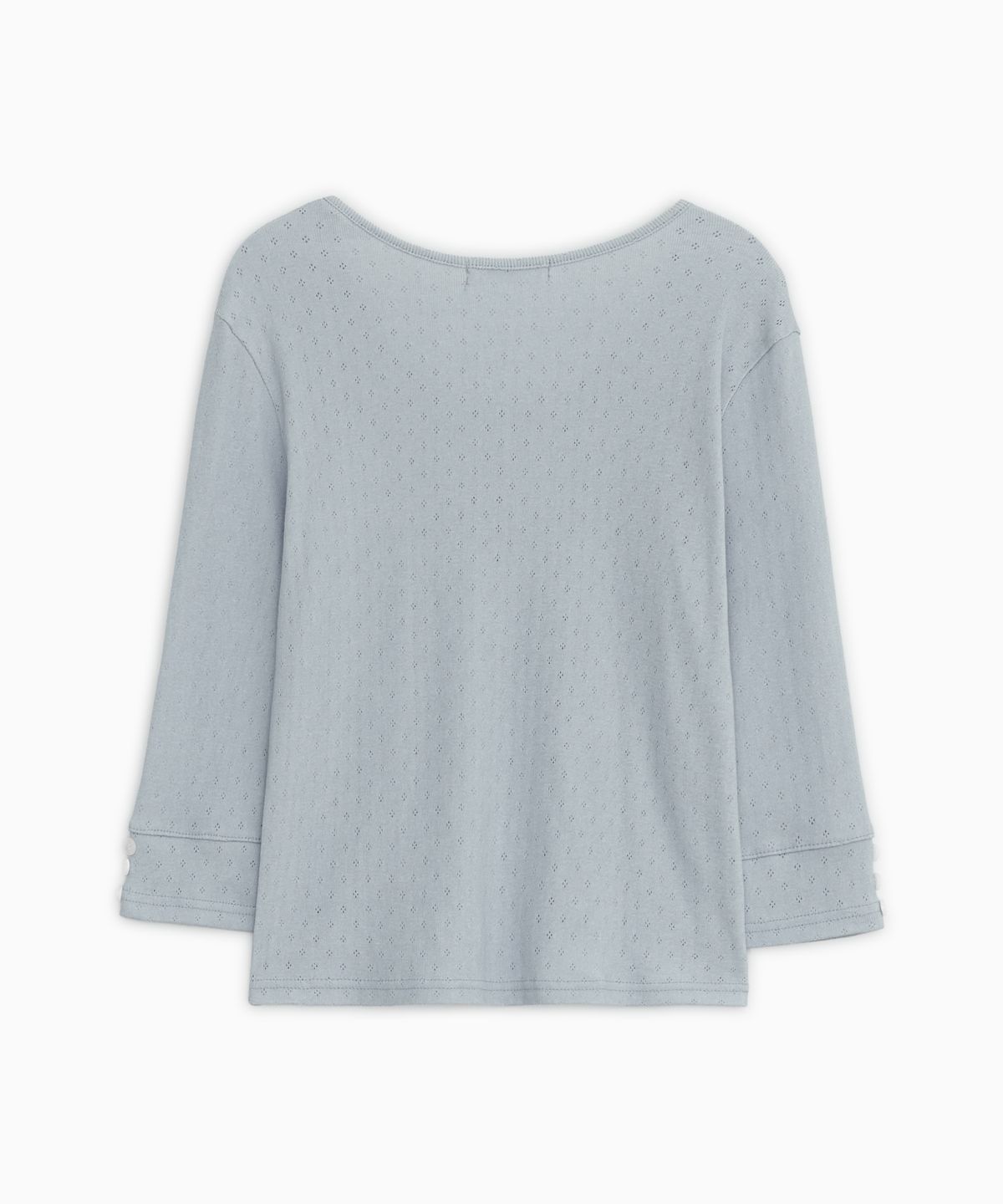 오헤시오(OHESHIO) PUNCHING SLIM T-SHIRT, BLUE